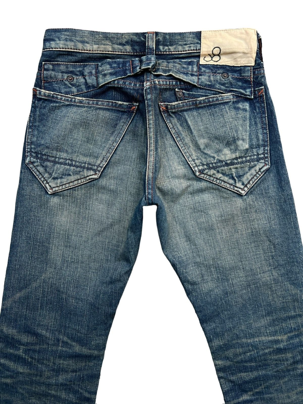 Johnbull John Bull Japan Buckle Back Selvedge StraightCut Jeans 28x31 Size US 28 / EU 44 - 5 Thumbnail