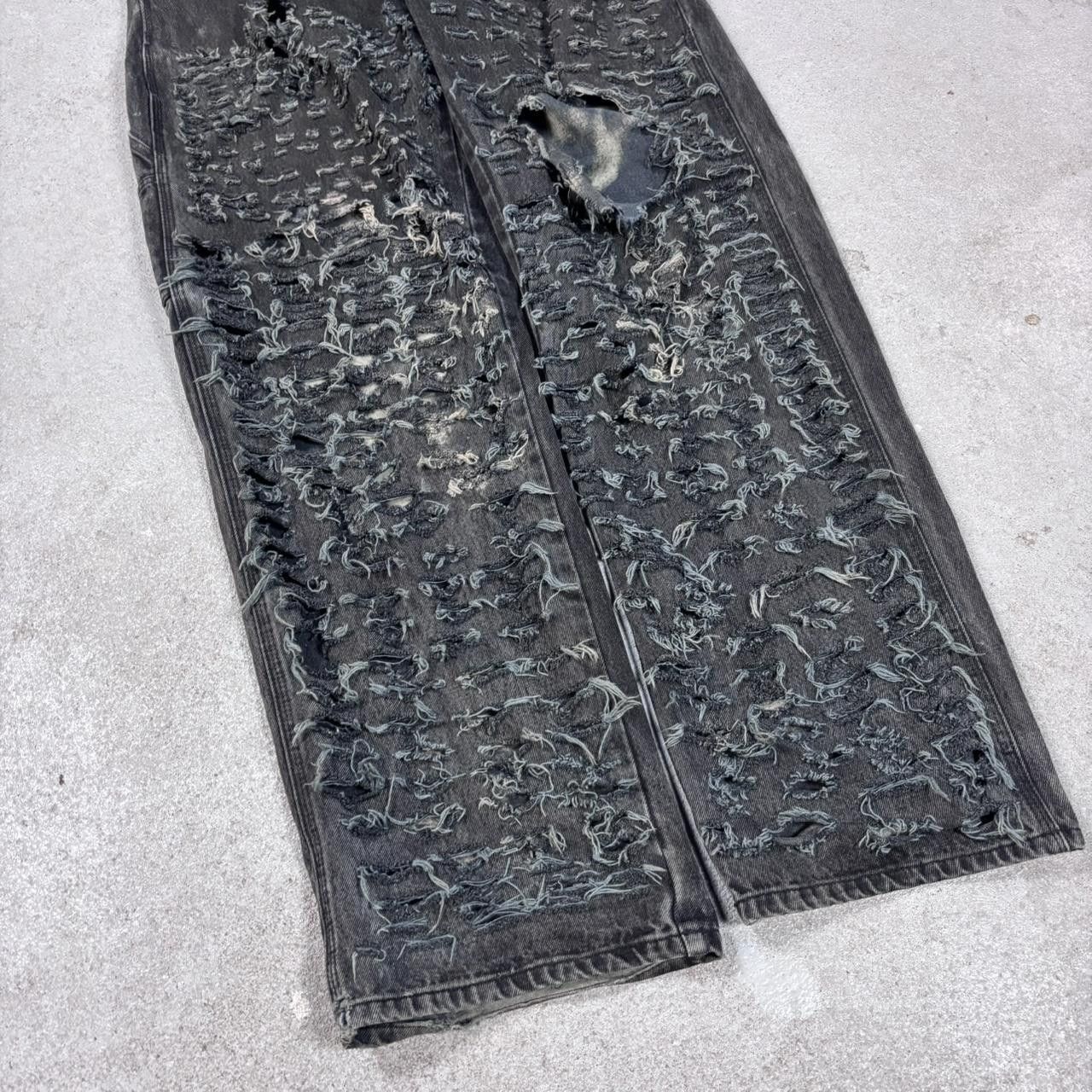Japanese Brand × Vintage Distressed japanese jeans Size US 36 / EU 52 - 2 Thumbnail