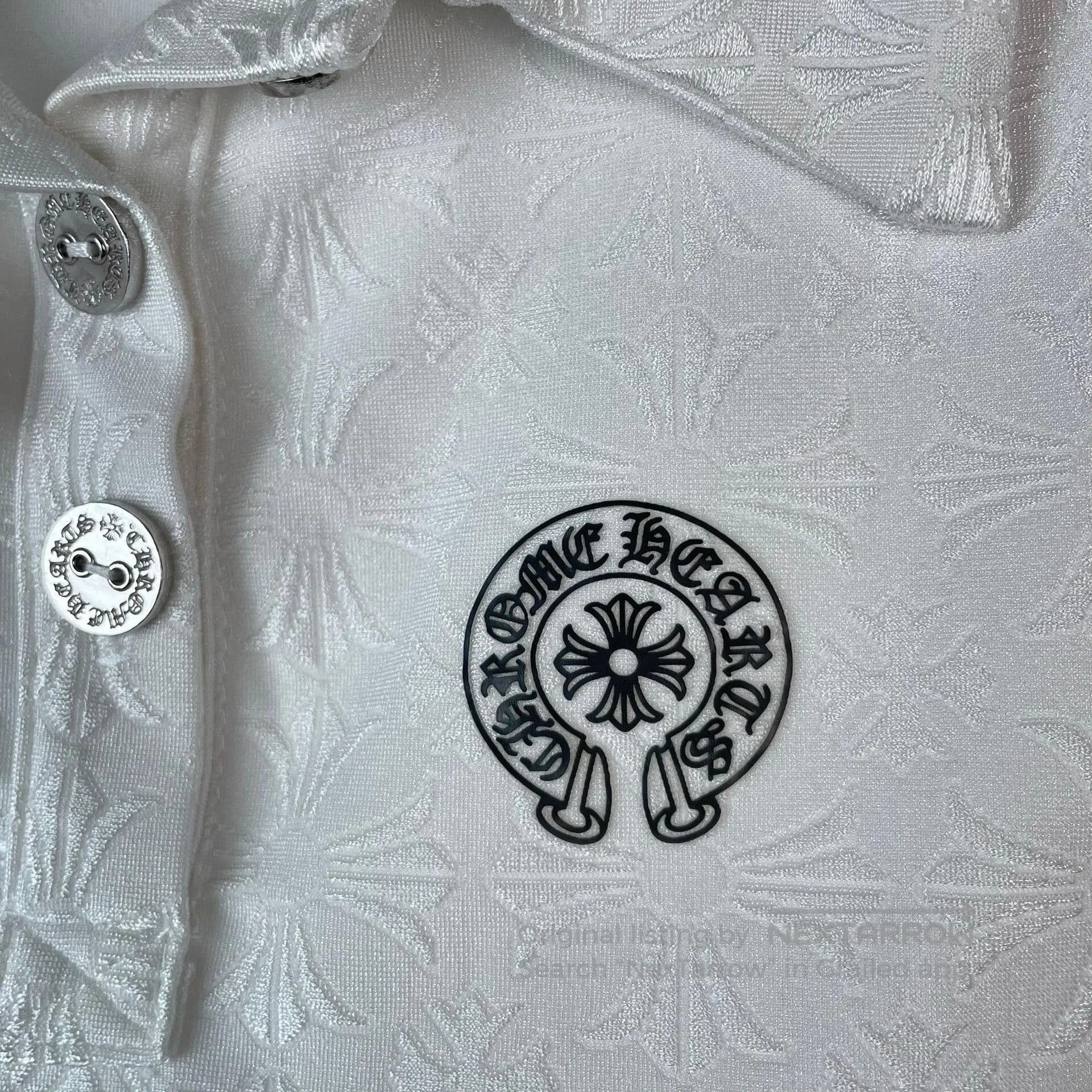 Chrome Hearts Chrome Hearts White Polo T. Size S / US 4 / IT 40 - 4 Thumbnail
