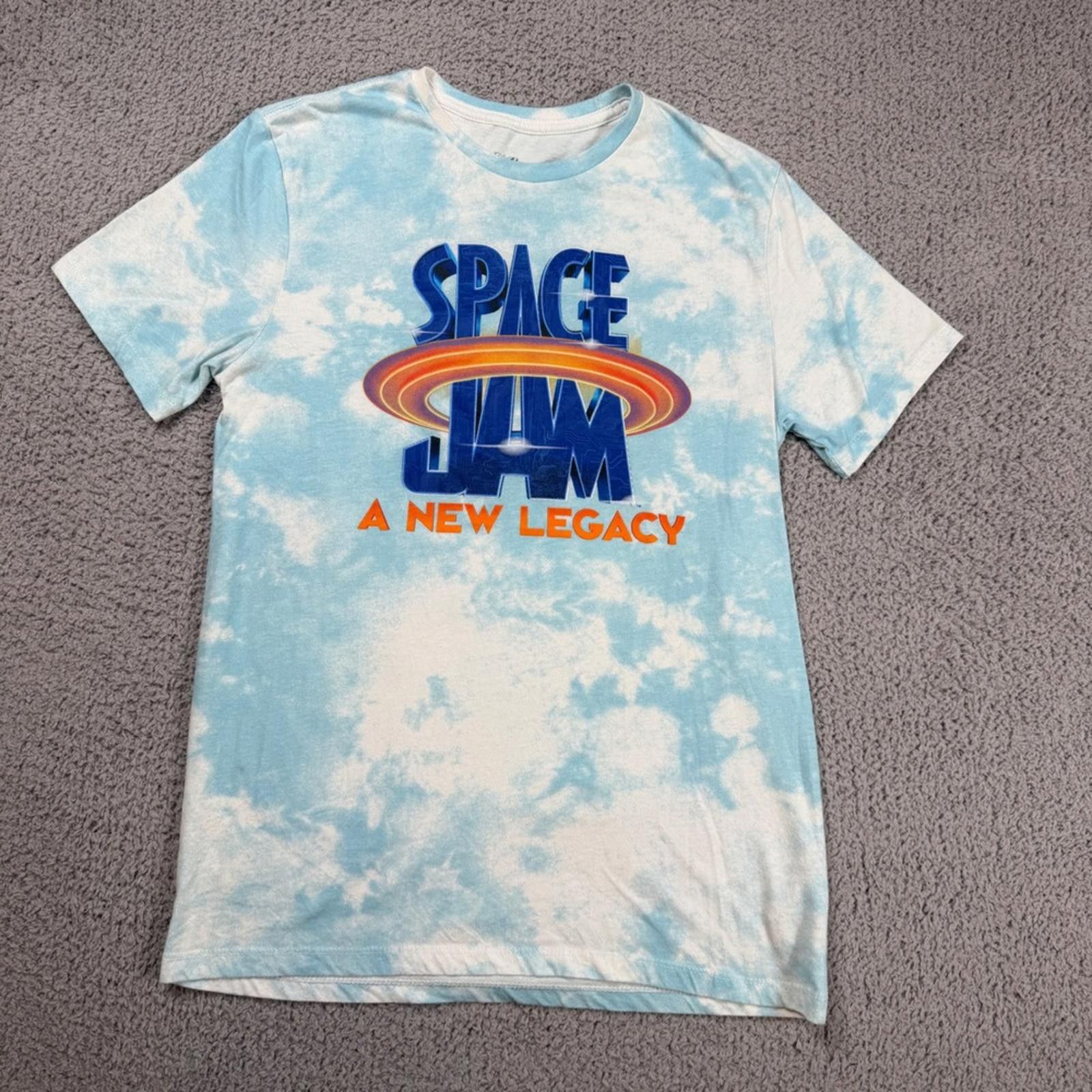 Other Space Jam A New Legacy Tie Dye T-Shirt Blue White Mens S Size US S / EU 44-46 / 1 - 1 Thumbnail