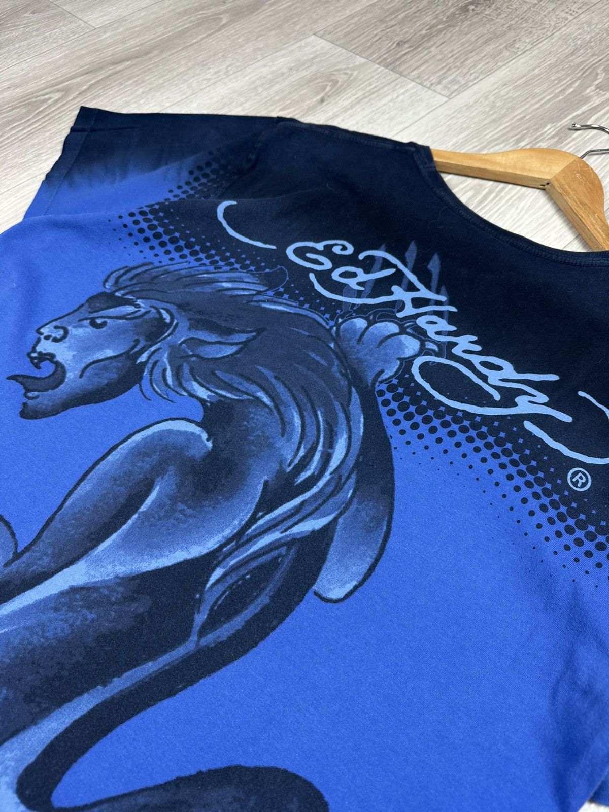 Ed Hardy Vintage Ed Hardy by Christian Audigier Big Logo Lion Rare Size US XL / EU 56 / 4 - 10 Thumbnail