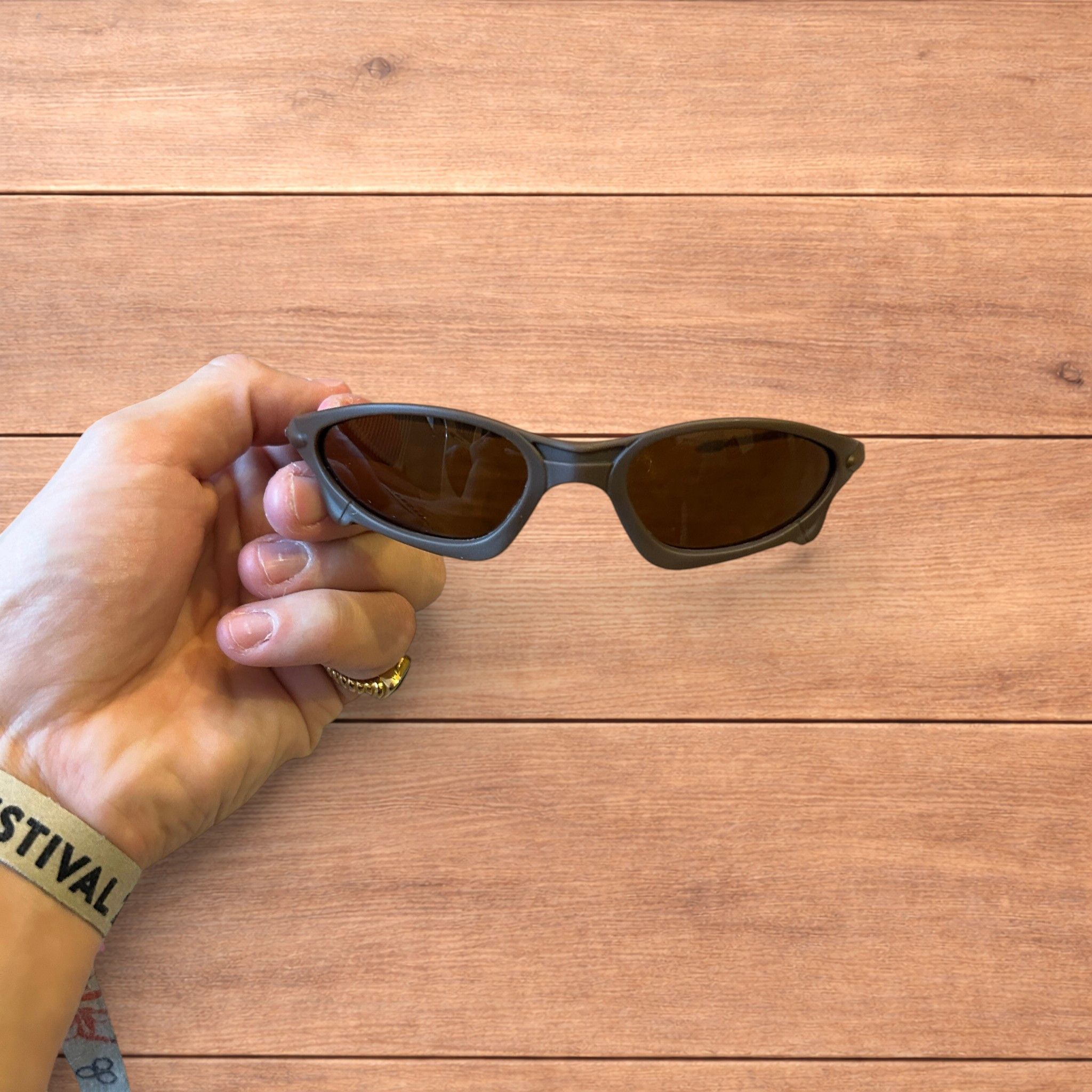 Japanese Brand Insane polarised sunglasses in brown with brown lens. Size ONE SIZE - 2 Thumbnail