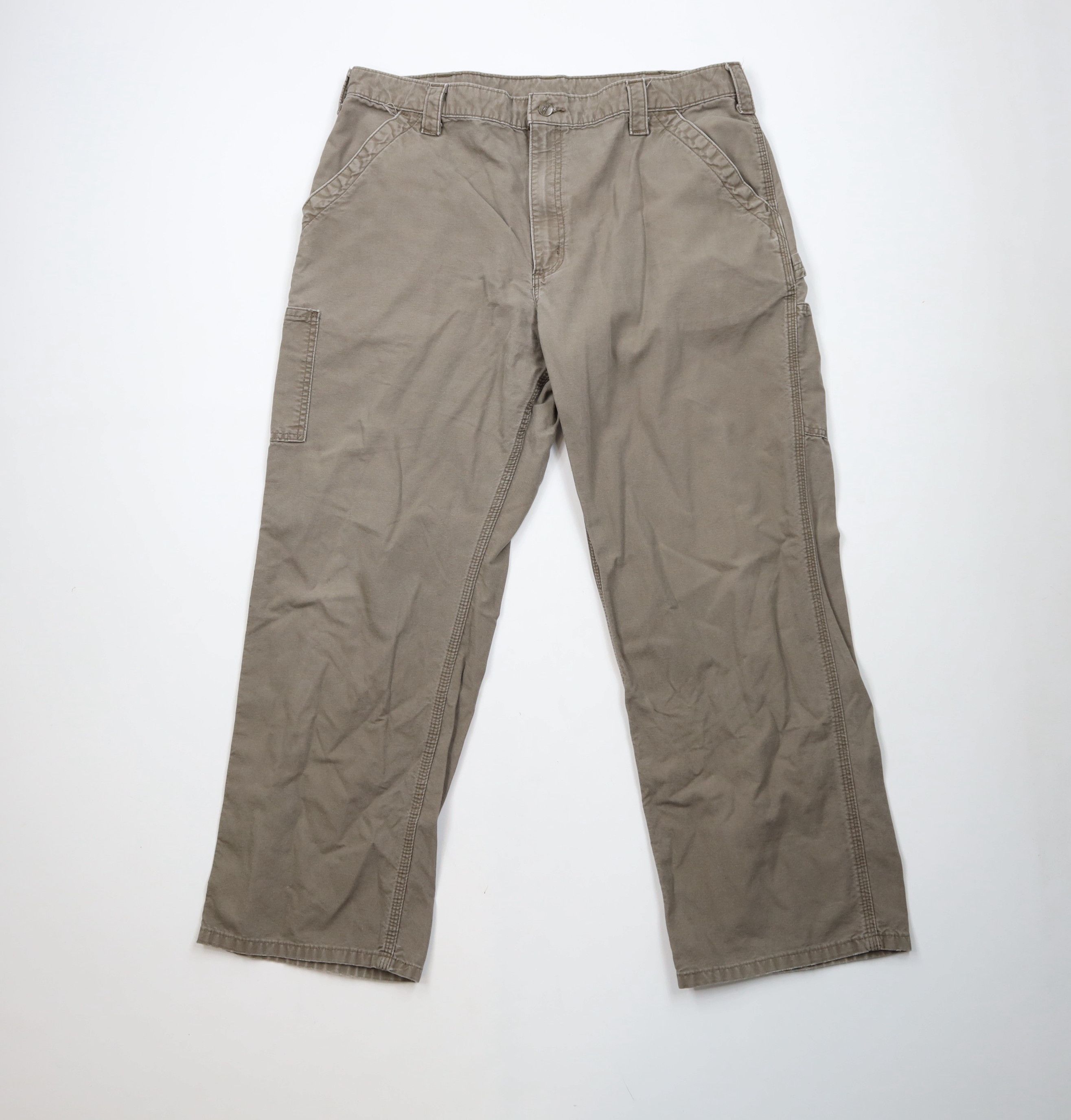 Carhartt Vintage Carhartt Dungaree Fit Wide Leg Pants Light Brown Size US 40 / EU 56 - 1 Thumbnail