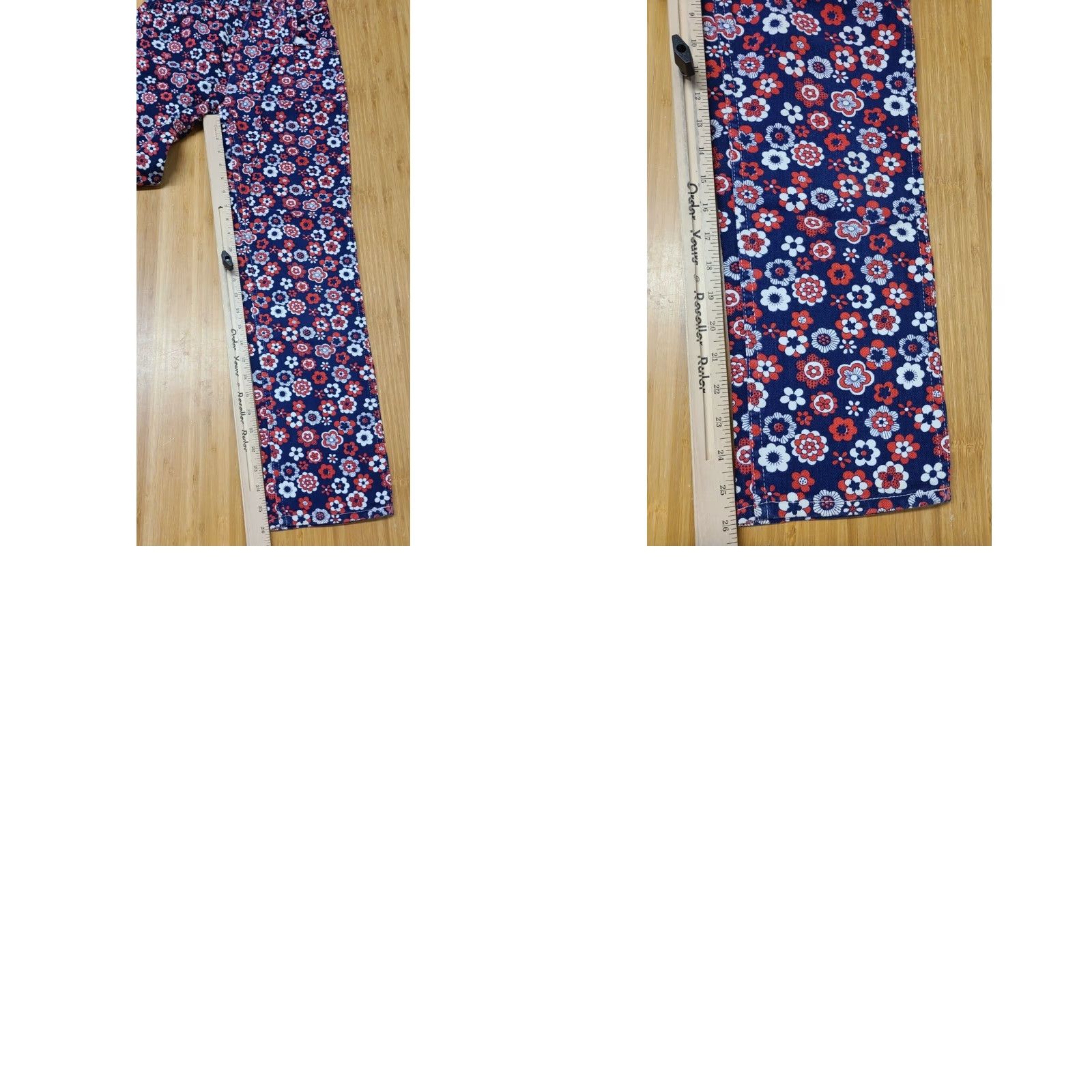 Vintage VINTAGE Maverick Jeans Floral 80s High Waist Western Size 4 USA Size 27" / US 4 / IT 40 - 8 Thumbnail