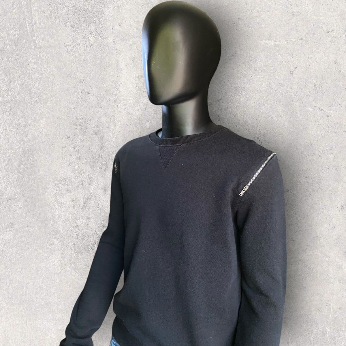 Saint Laurent Paris Fall15 Zip Shoulder Sweater Size US S / EU 44-46 / 1 - 2 Thumbnail