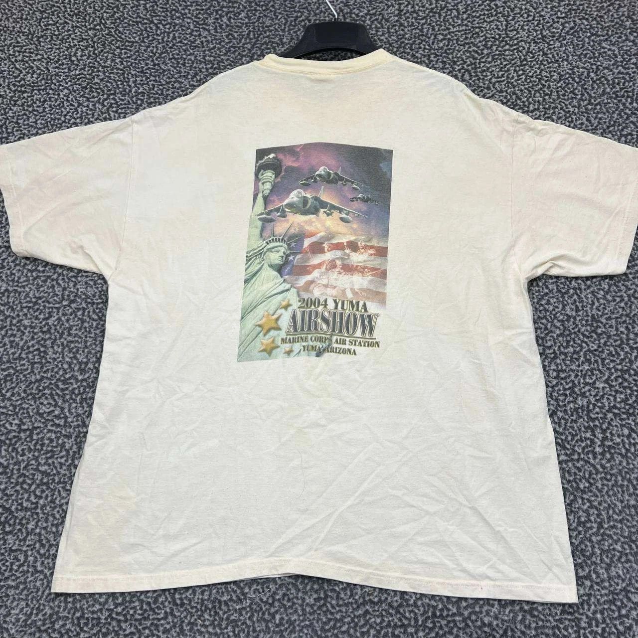 Hanes Vintage 2004 Yuma Air Show Shirt Men Crew Neck Cotton 2XL Size US XXL / EU 58 / 5 - 1 Thumbnail