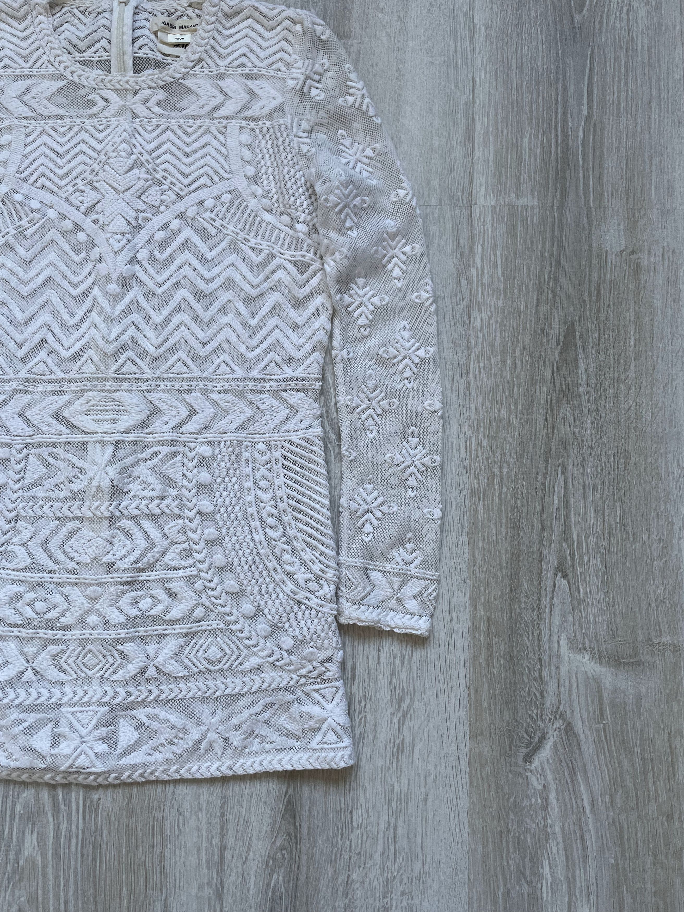 Isabel Marant Isabel Marant H&M White Blouses Size S / US 4 / IT 40 - 3 Thumbnail