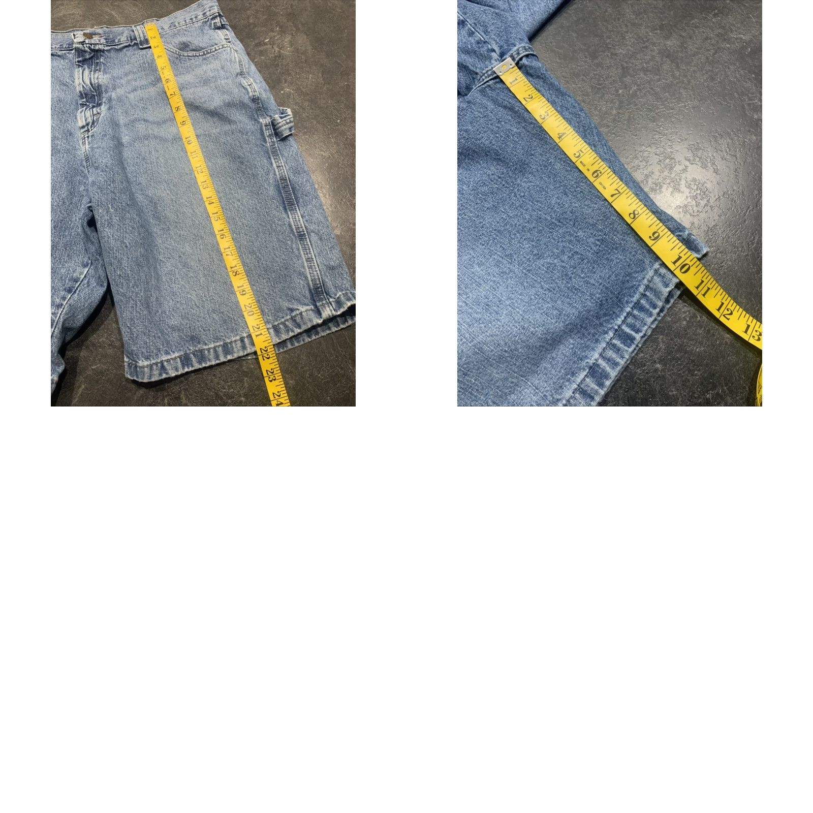 Wrangler Wrangler Cargo Shorts Men’s 38 Blue Denim Regular Fit Casual Workwear Size US 38 / EU 54 - 8 Thumbnail