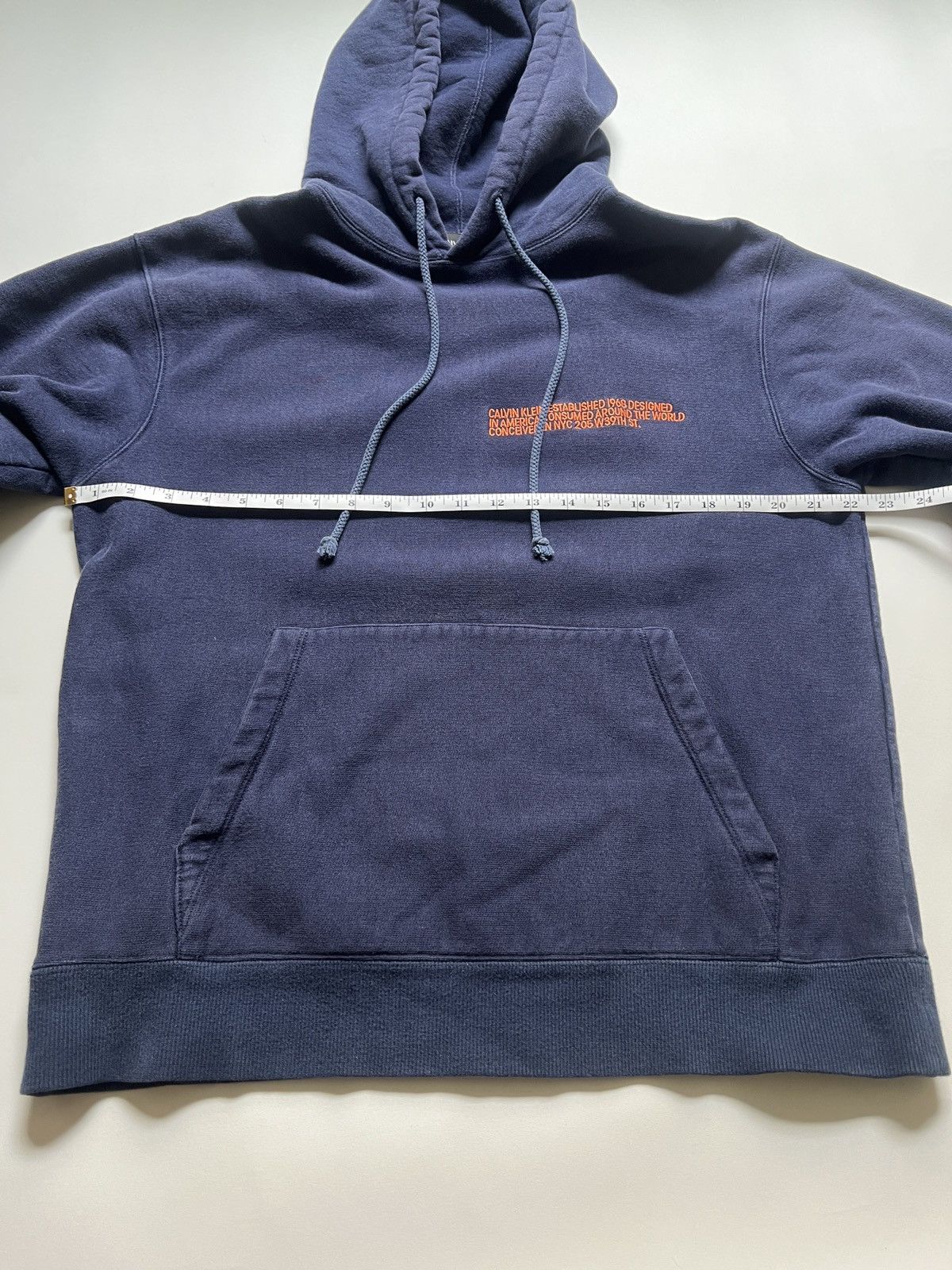 Calvin Klein 205W39NYC Calvin Klein 205W39NYC by Raf Simons Navy Hoodie Size US S / EU 44-46 / 1 - 3 Thumbnail