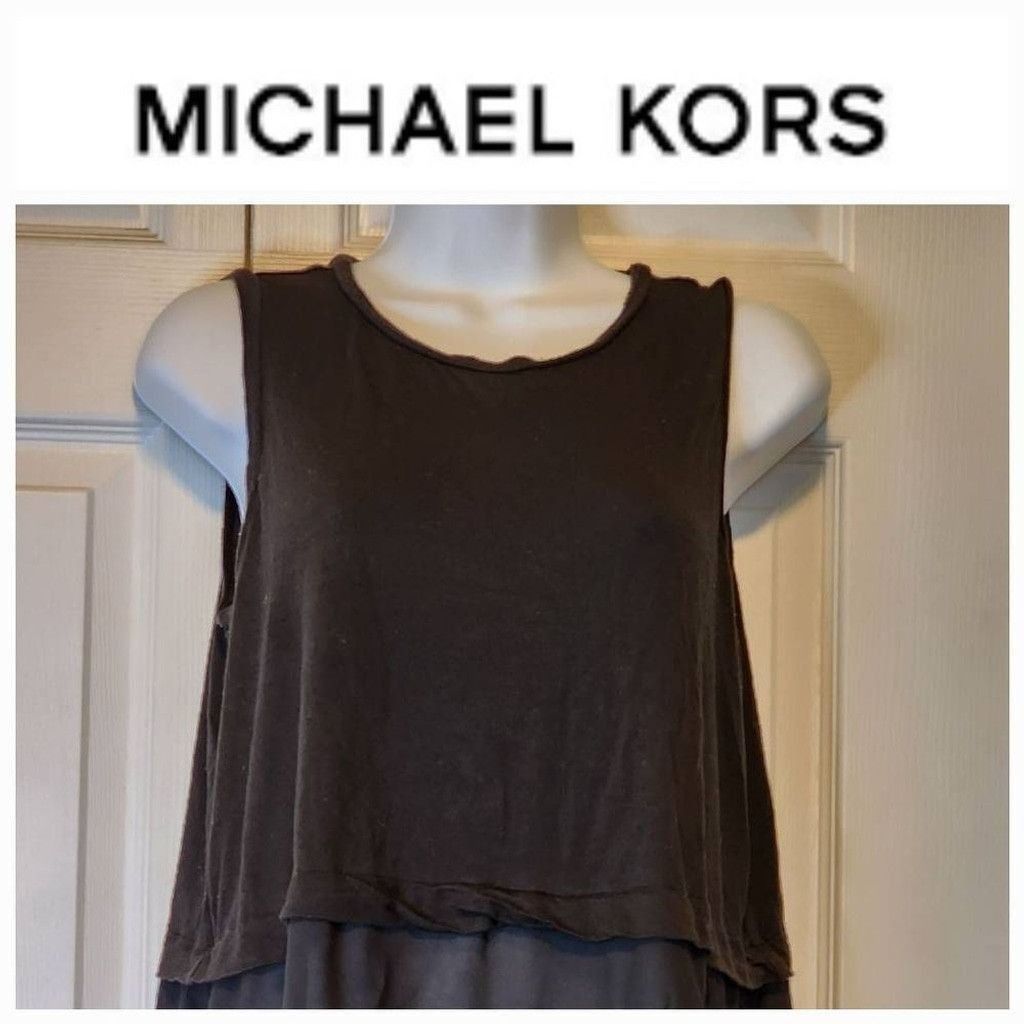 Michael Kors Michael Kors Black Tank Top Size L / US 10 / IT 46 - 2 Thumbnail