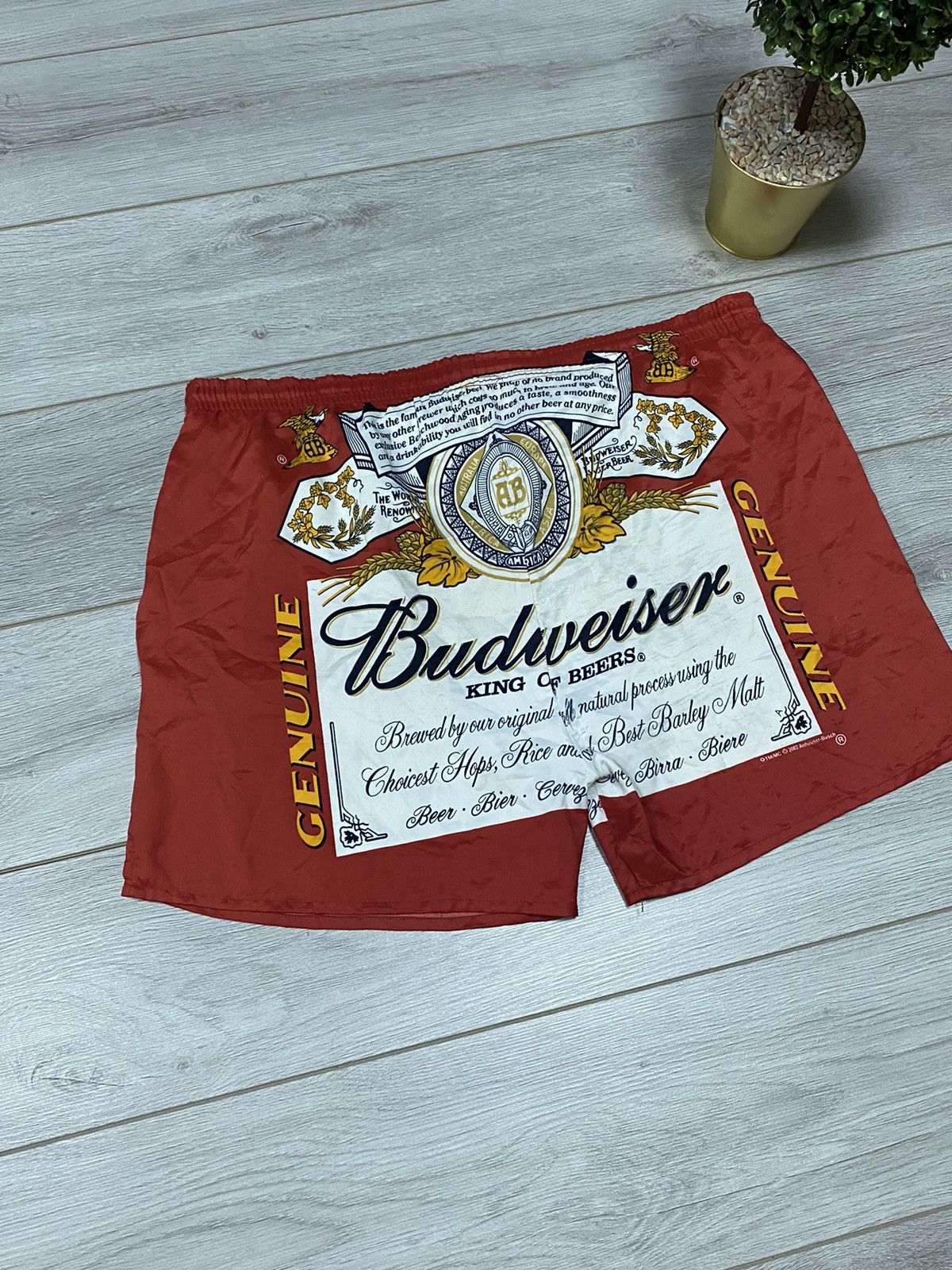 Budweiser Budweiser 2005 vintage over print beer shorts Size US 36 / EU 52 - 2 Thumbnail