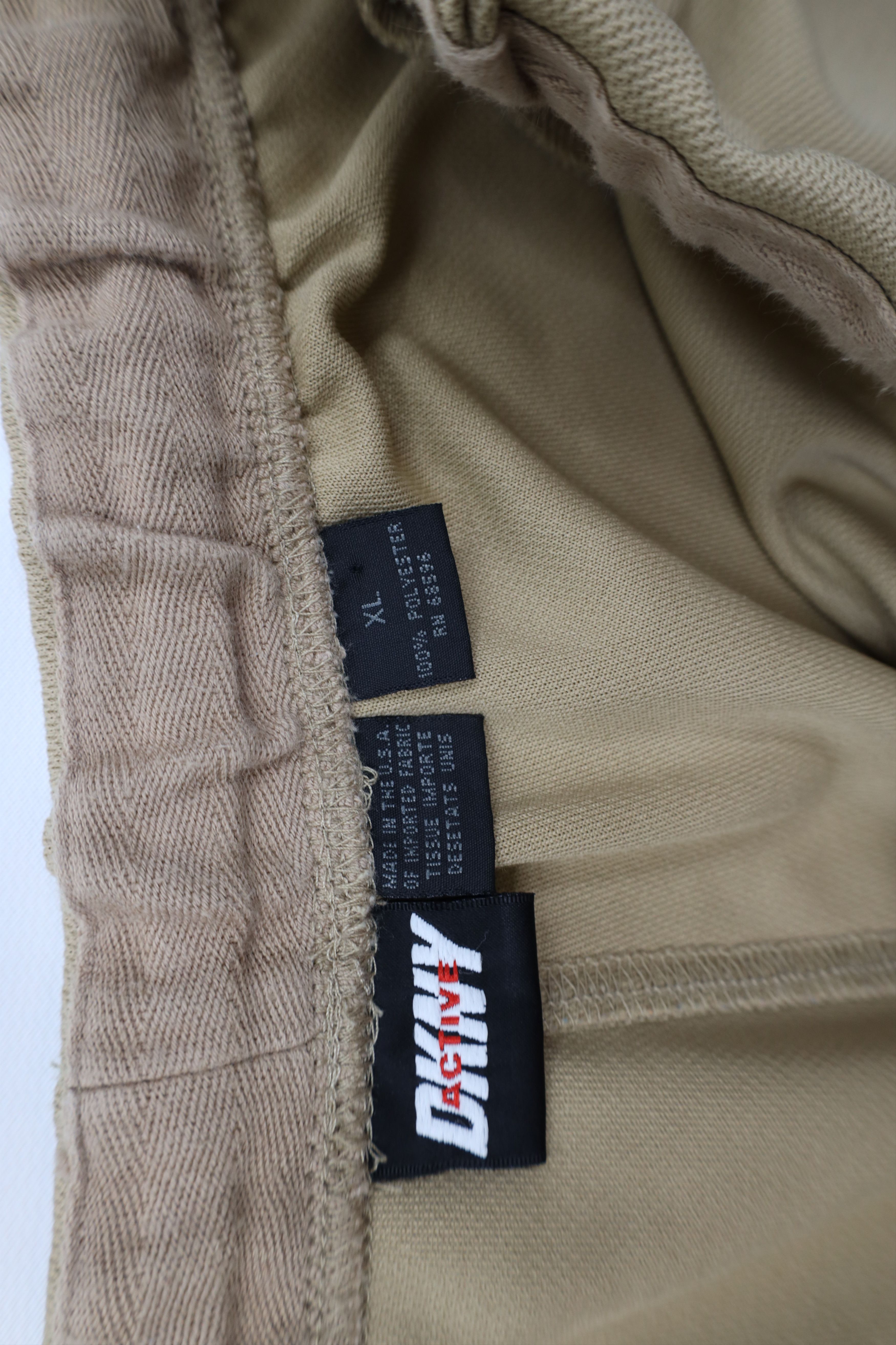 DKNY Vintage 90s DKNY Knit Above Knee Shorts Beige Khaki USA Size US 36 / EU 52 - 7 Thumbnail