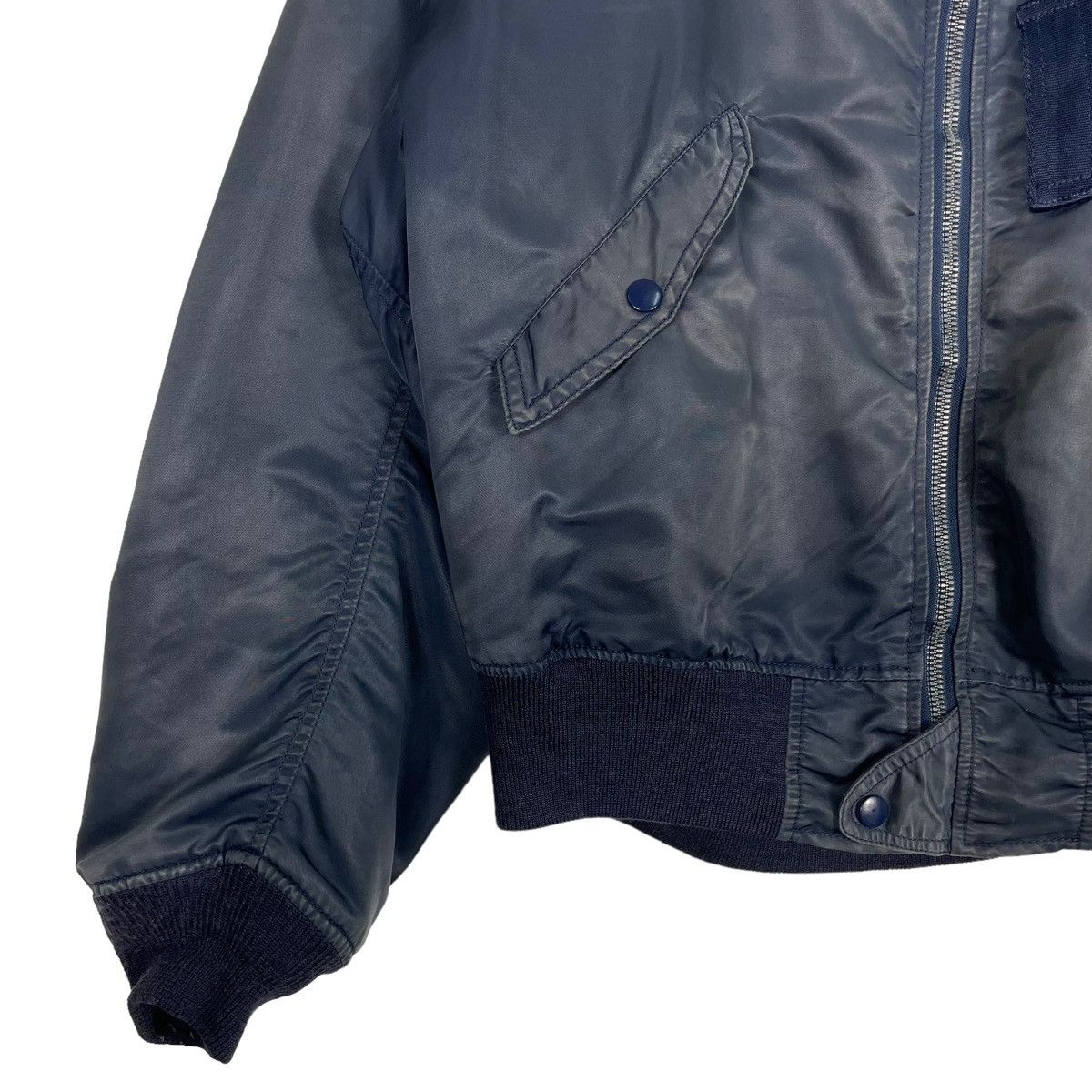 Japanese Brand 💥HOUSTON INC TYPE MA1 RIOT BOMBER SUNFADED JACKET Size US L / EU 52-54 / 3 - 4 Thumbnail
