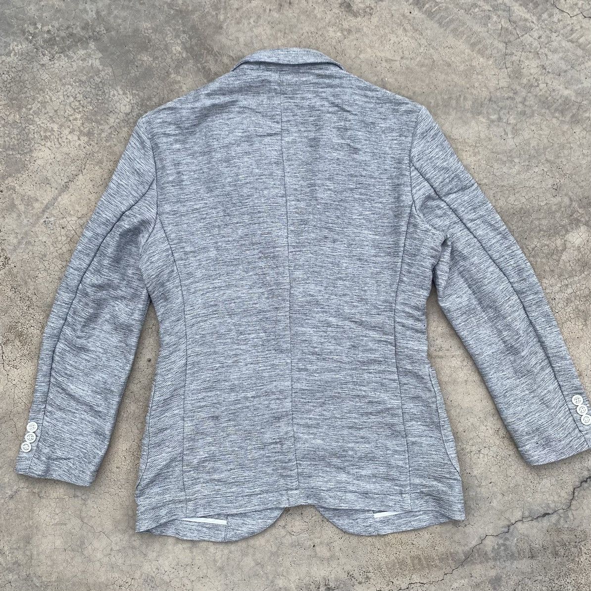 Mackintosh Mackintosh Philosophy Trotter Light Grey Jersey Blazer Size 36R - 2 Thumbnail