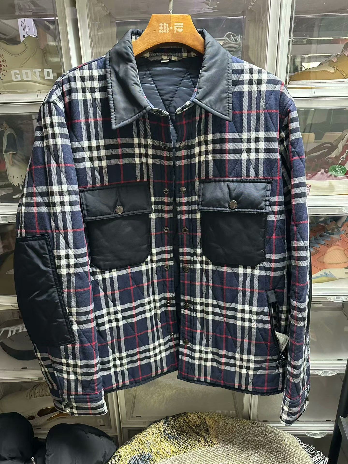 Burberry Burberry Men's Checkered Cotton Jacket Size US L / EU 52-54 / 3 - 1 Thumbnail