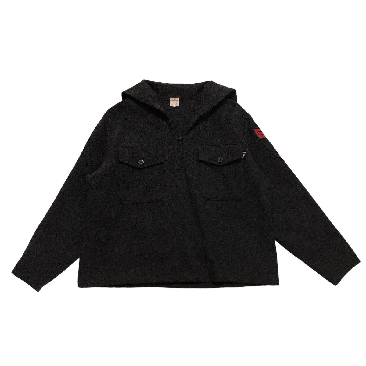 Bape 🔥VINTAGE BAPE NAVY ( NAVAL ACTION TEAM ) JACKET WOOL Size US M / EU 48-50 / 2 - 1 Thumbnail