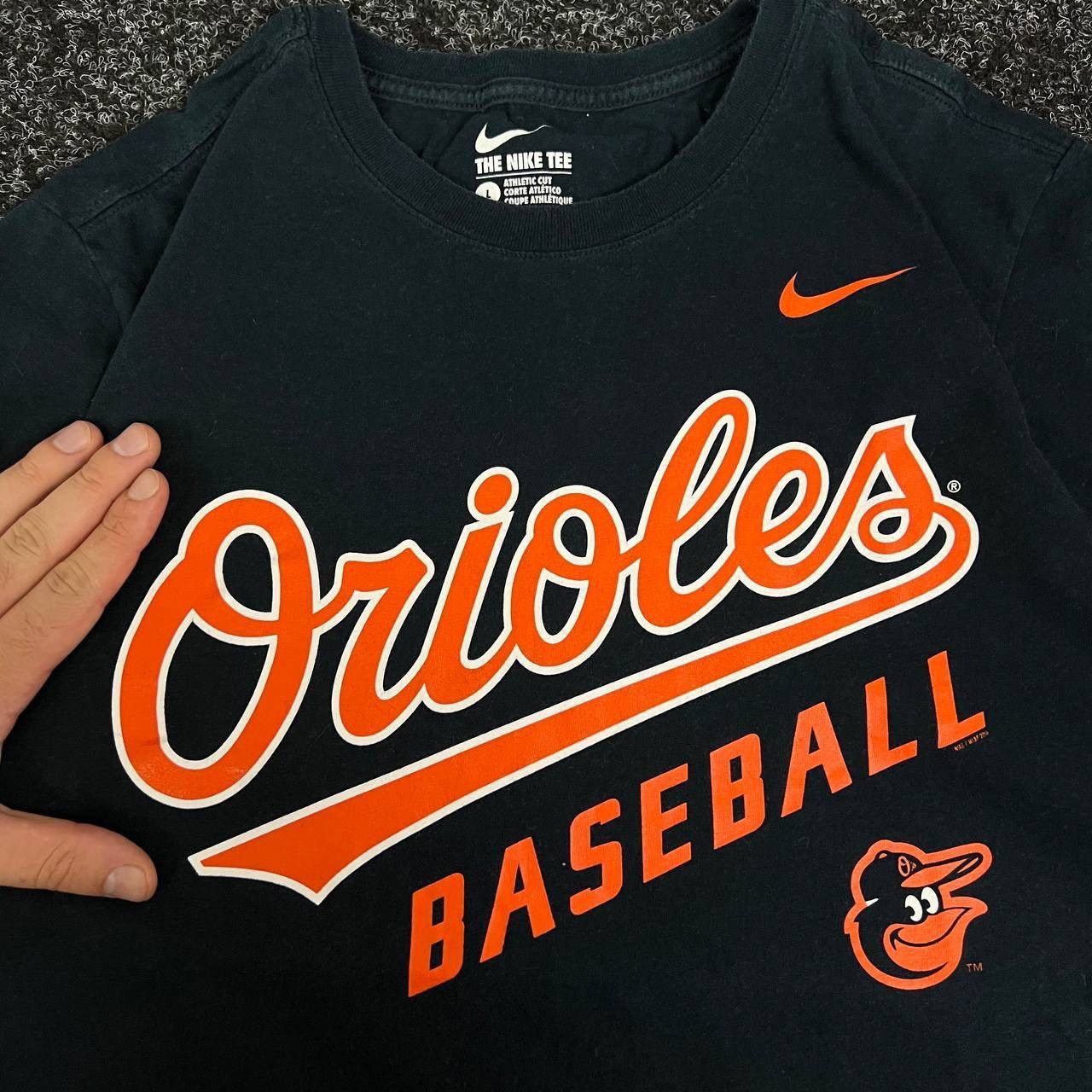Nike Nike T-shirts Bassebal Orioles Big Logo Tee Blokecore Size L Size US L / EU 52-54 / 3 - 3 Thumbnail