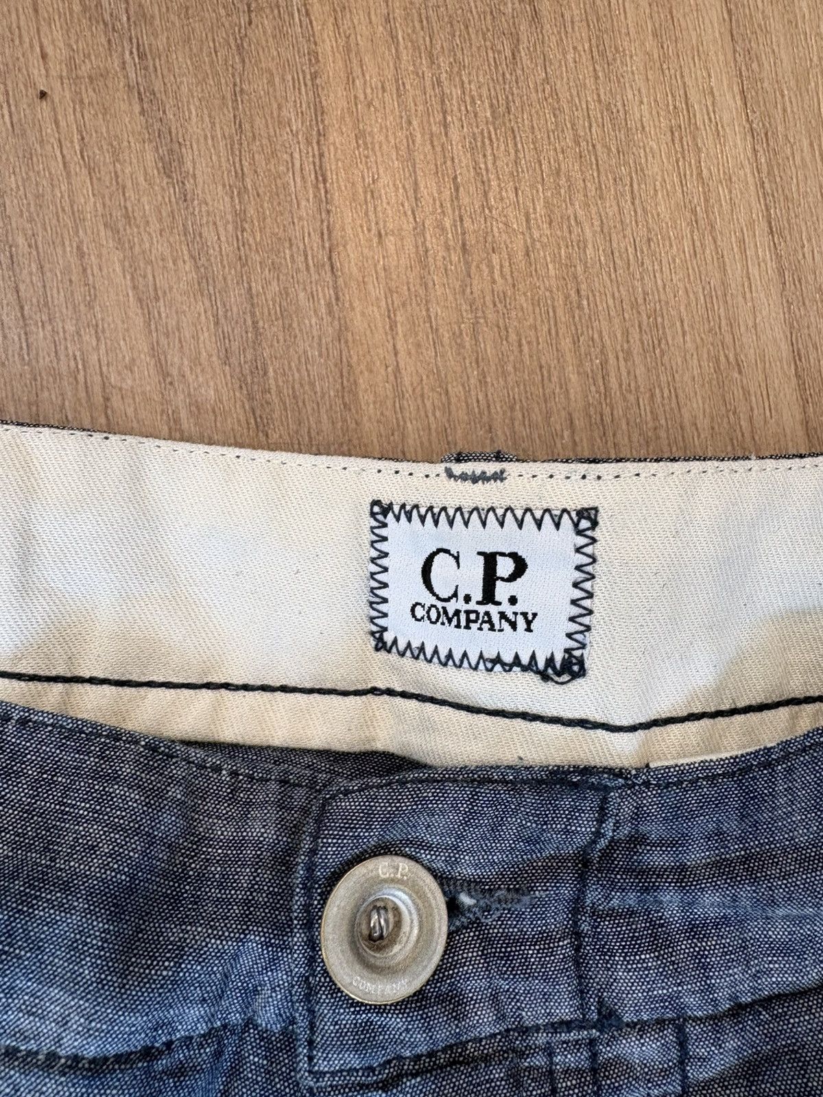 C.P. Company C.P. COMPANY Blue Chambray Loose Cargo Pants Size US 32 / EU 48 - 7 Thumbnail