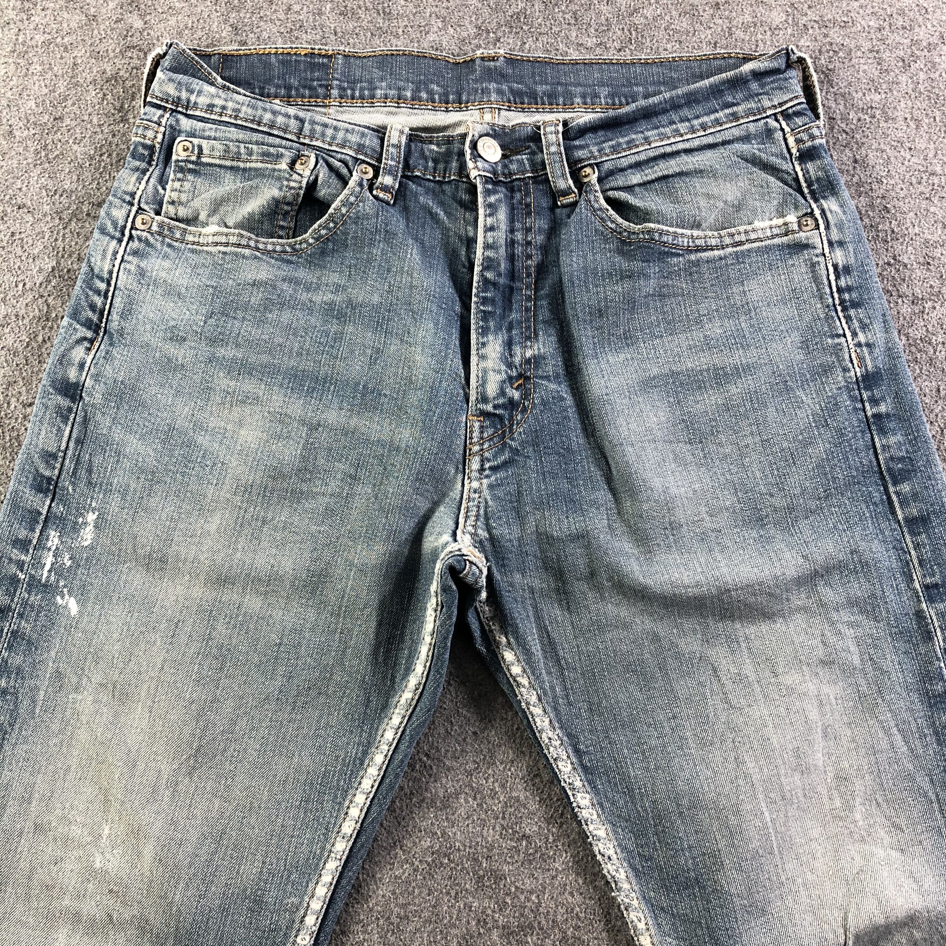 Levi's Vintage Blue Wash Levis 505 Jeans-J3420 Size US 31 - 3 Thumbnail