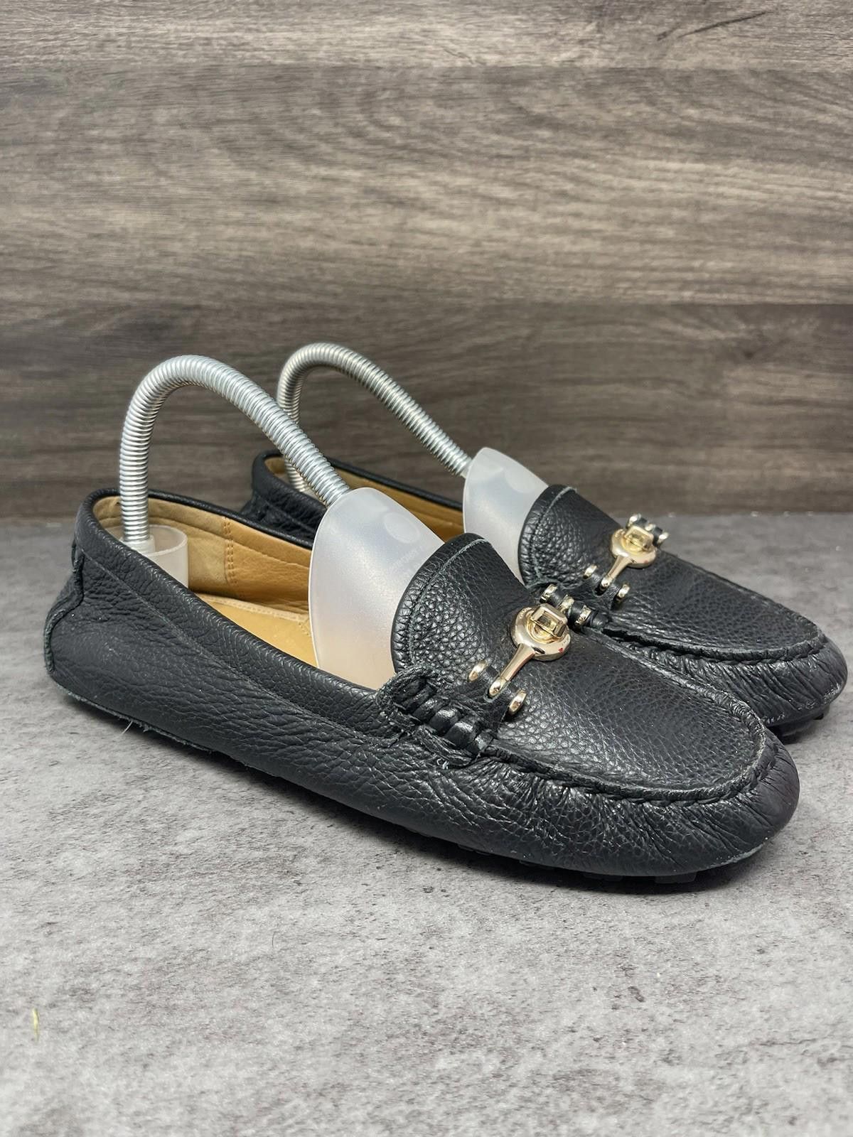 Coach Coach Shoes Womens Size 8 Arlene Driver Black Leather Size US 8 / IT 38 - 4 Thumbnail