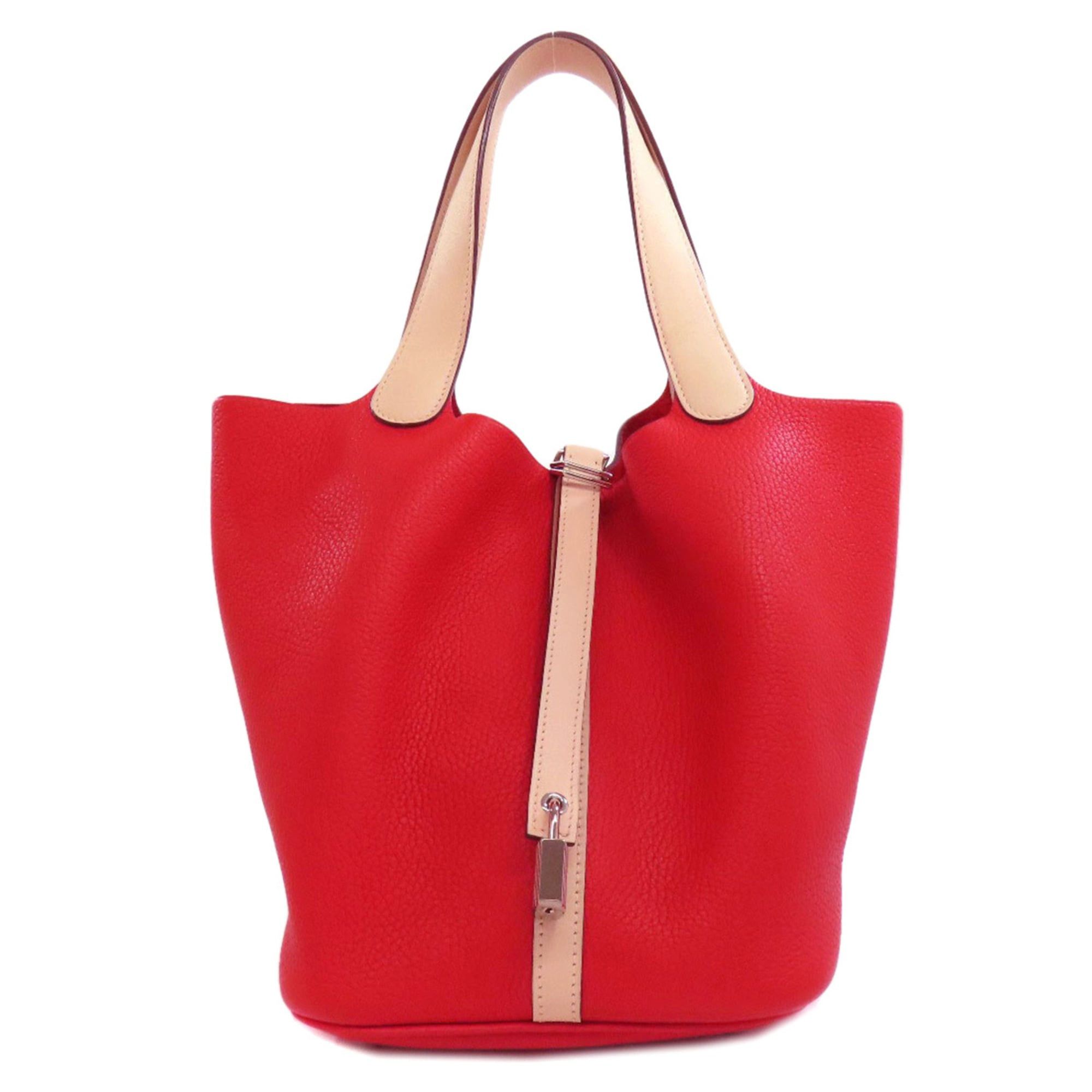 Hermes Hermes Picotin Lock Casaque MM Silver Hardware Handbag Taurillon Clemence/Swift Leather Women's HERMES Size ONE SIZE - 1 Thumbnail