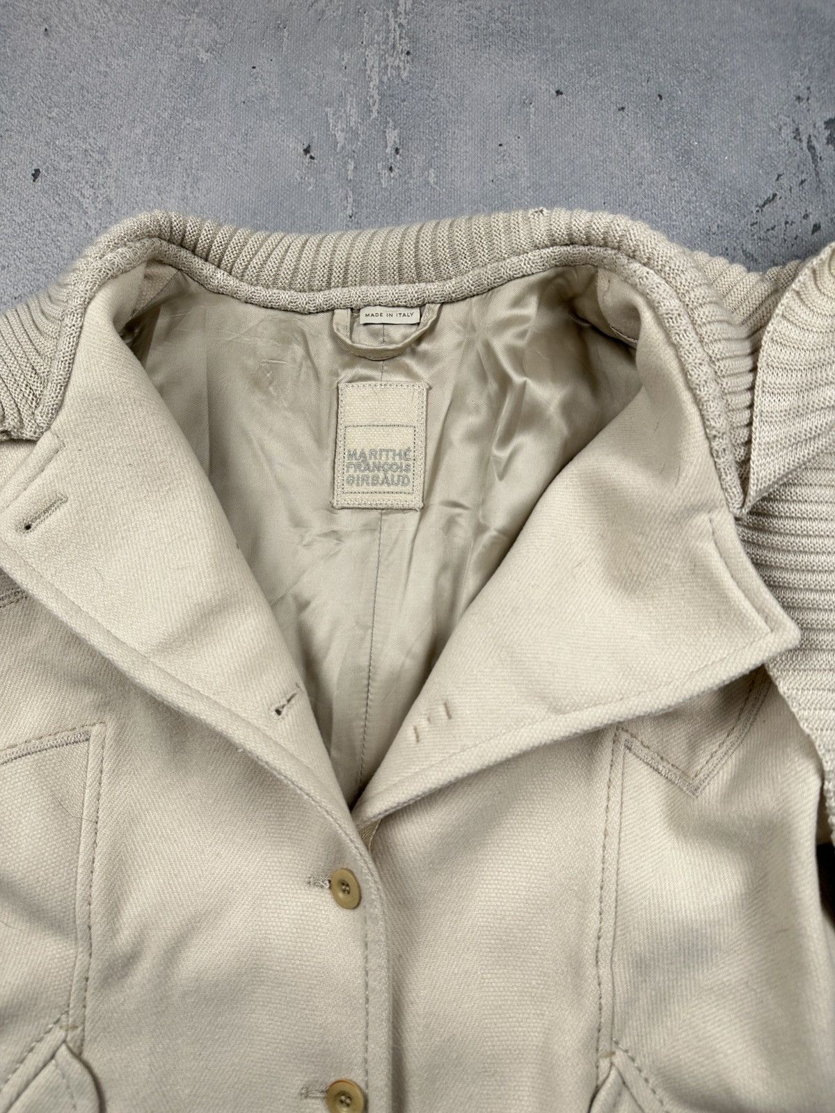 Marithe + Francois Girbaud Archive Marithe Francois Girbaud Wool Coat Cape Italy Y2K Size L / US 10 / IT 46 - 22 Thumbnail