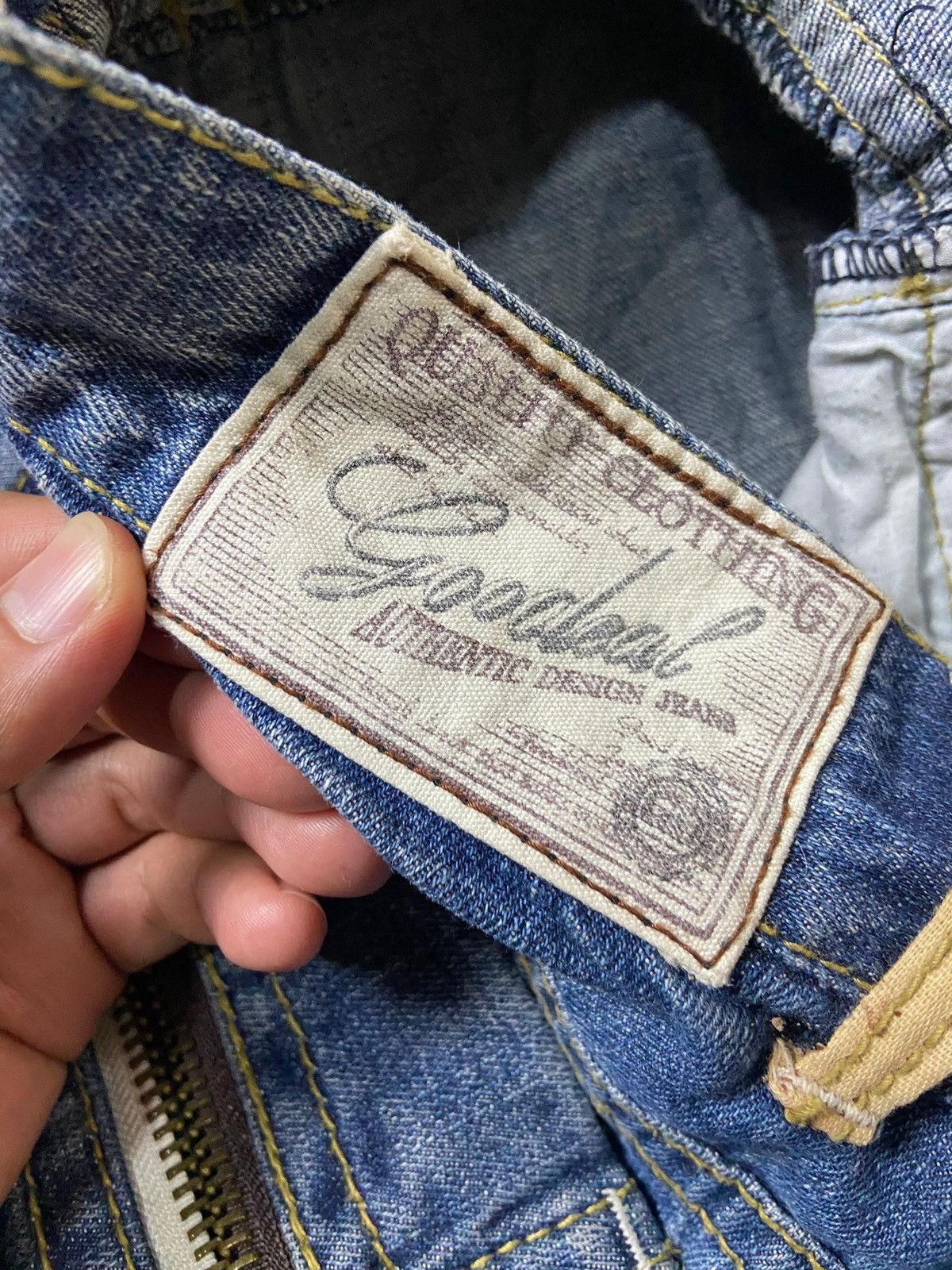 Japanese Brand GD GOODEAL Distressed Denim Jeans (149) Size US 32 / EU 48 - 4 Thumbnail