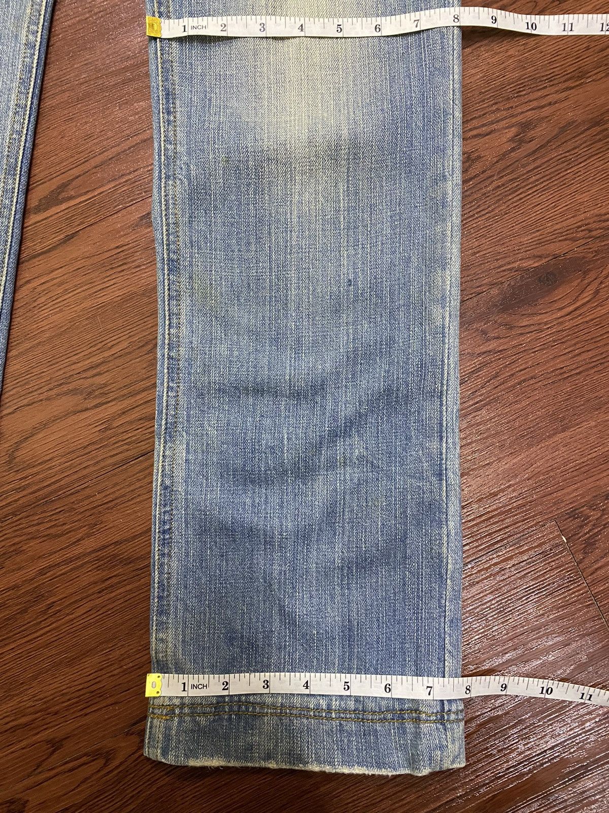Japanese Brand Japanese Augeh Faded Multi Pocket Distressed Slim Jeans Size US 34 / EU 50 - 22 Thumbnail