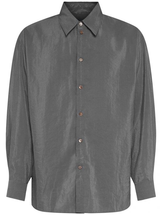 Lemaire o1lsvrm0425 Twisted Shirt in Asphalt Size US M / EU 48-50 / 2 - 1 Thumbnail