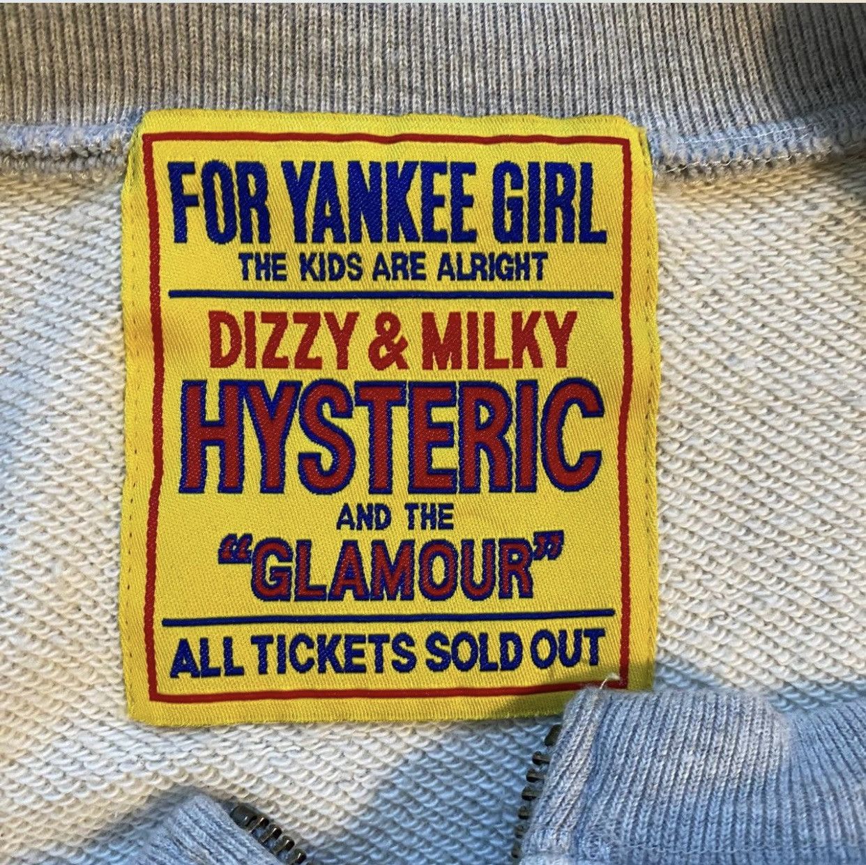 Hysteric Glamour Hysteric Glamour 76 Zip-Up Crewneck Size US M / EU 48-50 / 2 - 3 Thumbnail
