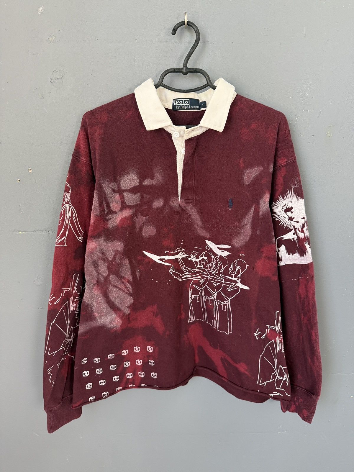 Polo Ralph Lauren Polo Ralph Lauren Custom Horse Rugby Polo Size XL Size US XL / EU 56 / 4 - 1 Thumbnail