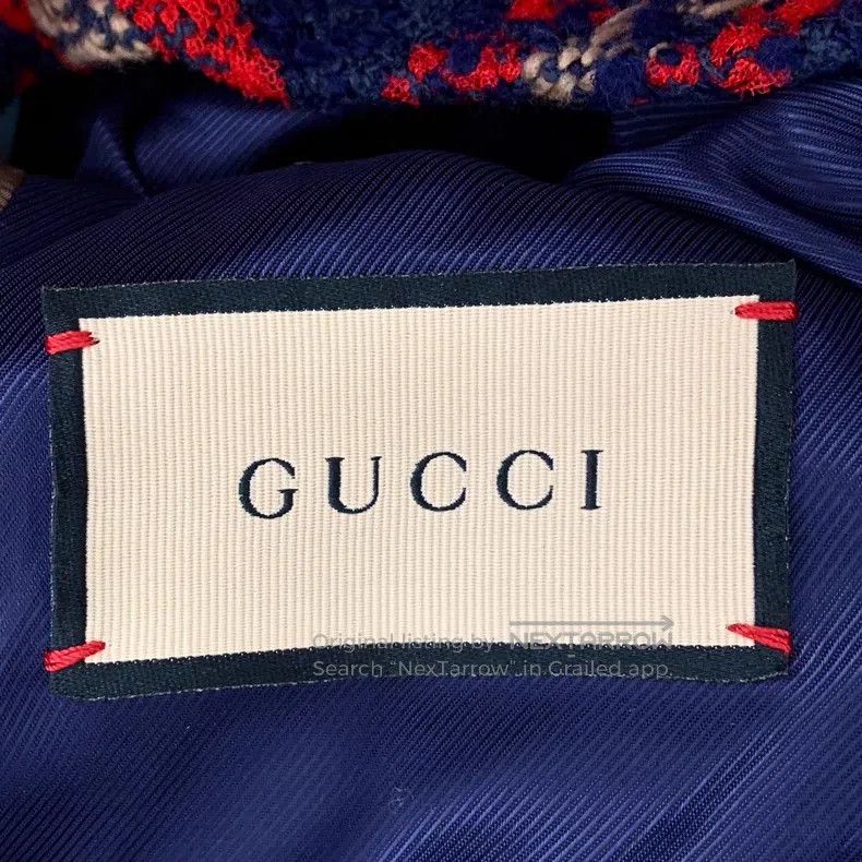 Gucci Gucci 22 colour-blocked plaid single-breasted long-sleeved Size XS / US 0-2 / IT 36-38 - 6 Thumbnail