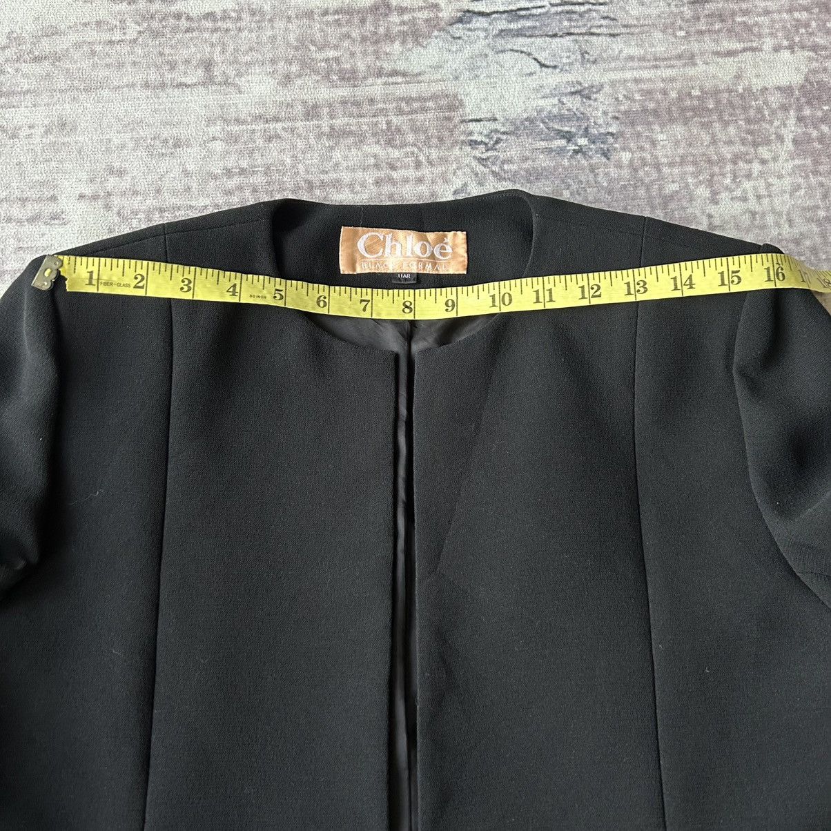 Chloe Chloe Black Formal Structured Blazer Size M / US 6-8 / IT 42-44 - 9 Thumbnail
