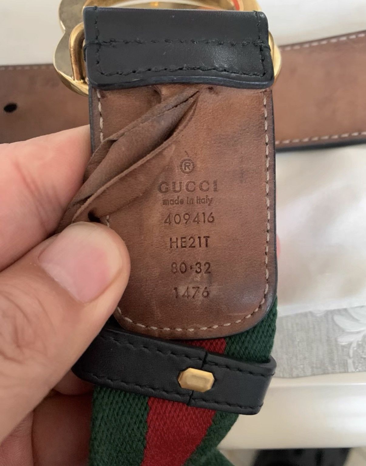 Gucci Gucci Genuine Leather Belt K16 Size ONE SIZE - 3 Thumbnail