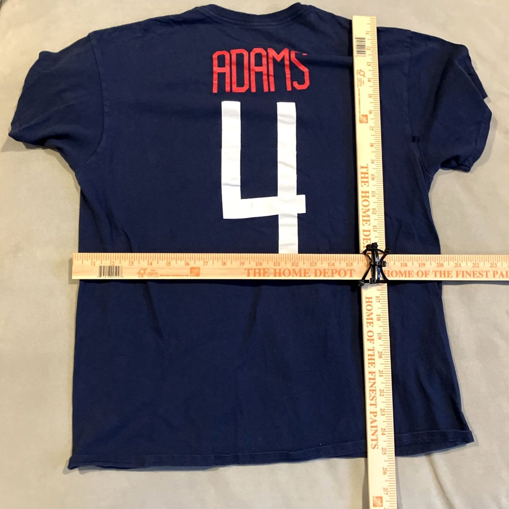 Vintage Final Answer: USA Soccer - Tyler Adams - USMNT - #4 Player Jersey Shirt - Mens Large Size US L / EU 52-54 / 3 - 4 Thumbnail