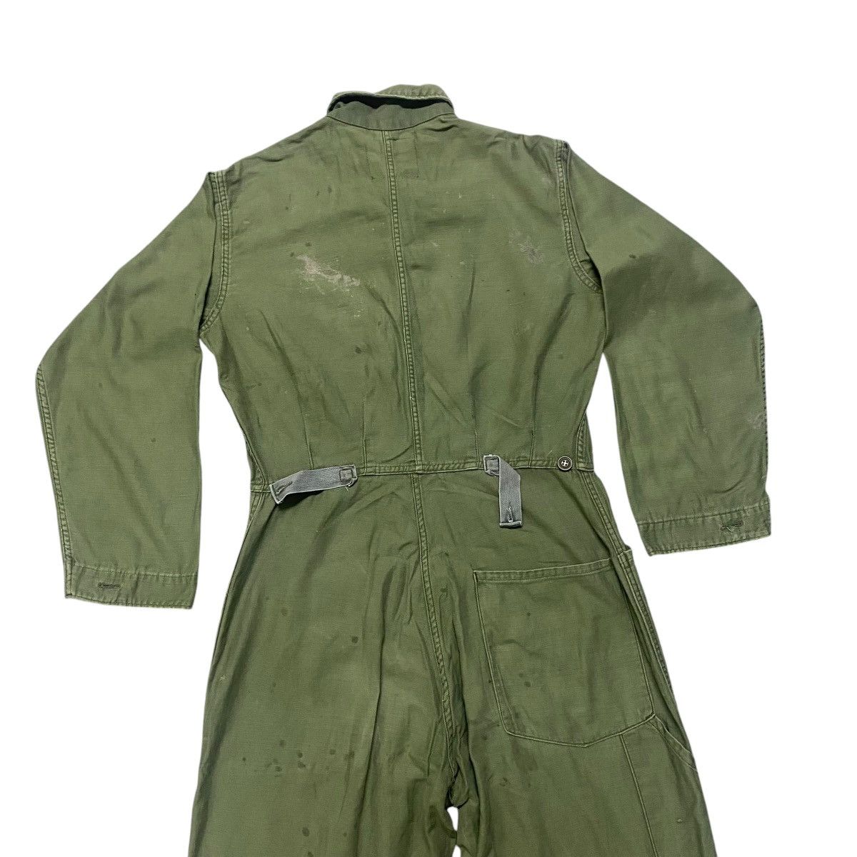 Vintage Vintage Us Army OG-107 Sateen Coveralls Vietnam War Size US 34 / EU 50 - 9 Thumbnail