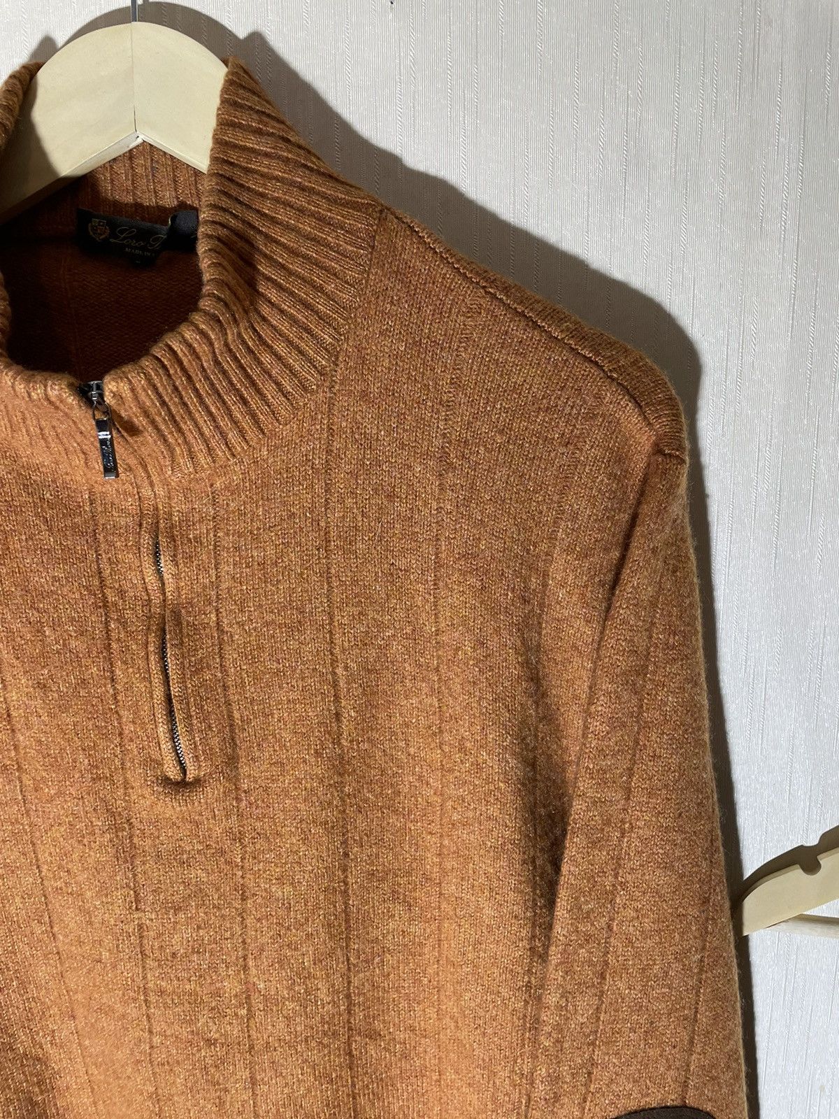 Loro Piana Loro Piana cashmere 1/4 zip sweater Size US XL / EU 56 / 4 - 2 Thumbnail