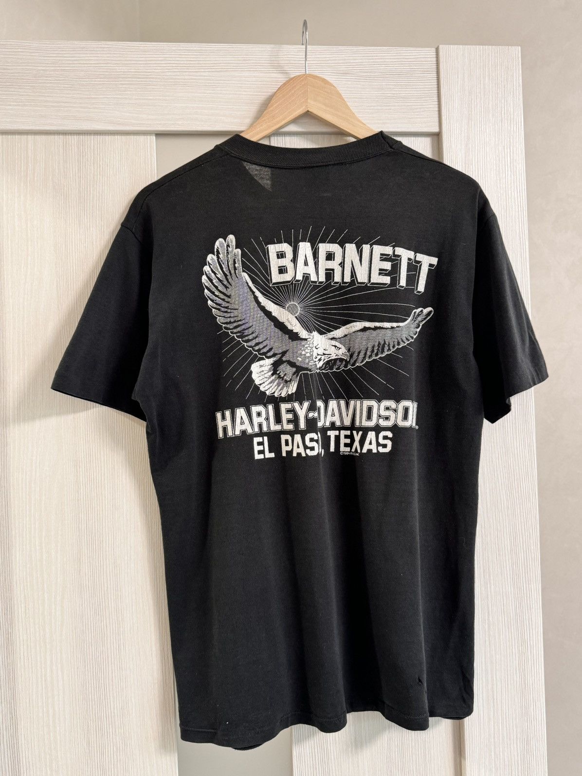 Harley Davidson Vintage 80s Harley Davidson Motorcycles Atlantic City Size US L / EU 52-54 / 3 - 7 Thumbnail