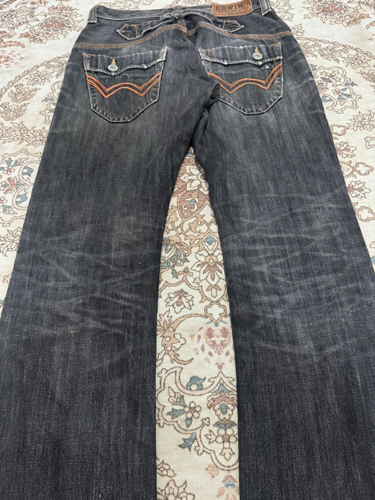 Edwin Vintage Edwin XV Distressed Flared Jeans Size US 31 - 6 Thumbnail