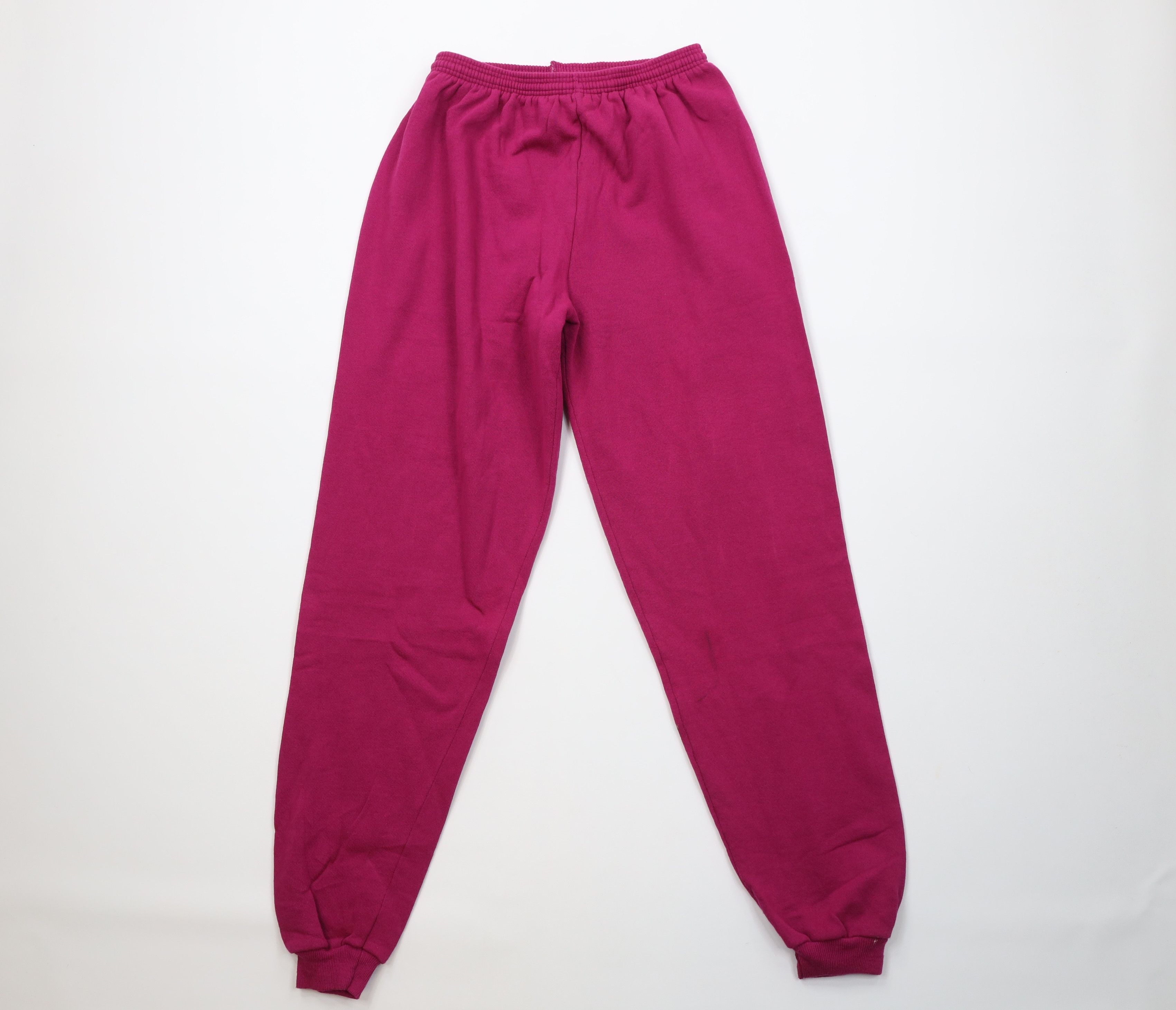 Vintage Vintage 90s Streetwear Blank Sweatpants Joggers Pants USA Size 26" / US 2 / IT 38 - 1 Thumbnail