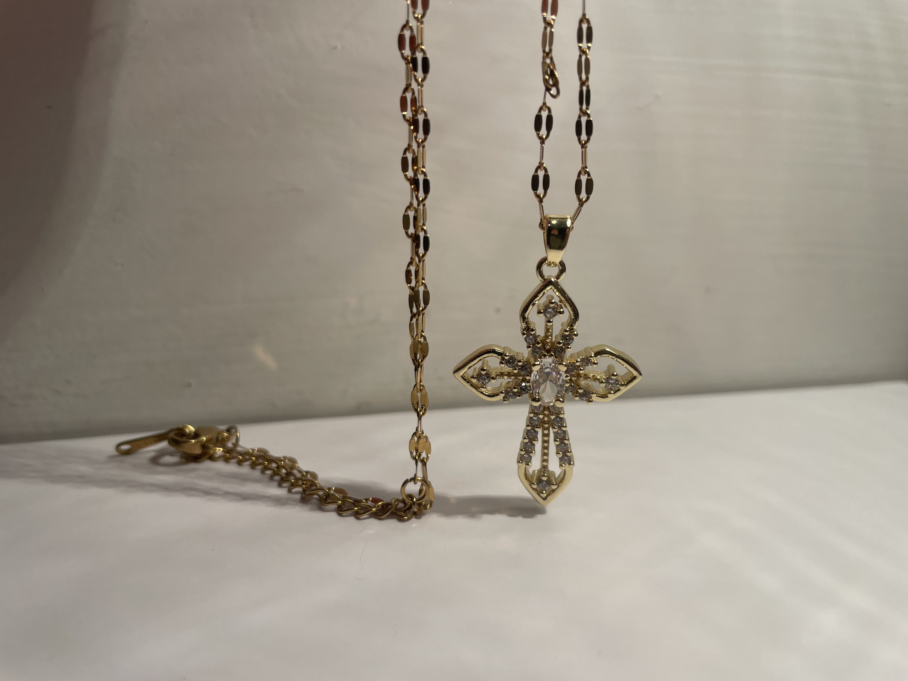 Other Gold Cross Necklace Size ONE SIZE - 1 Thumbnail