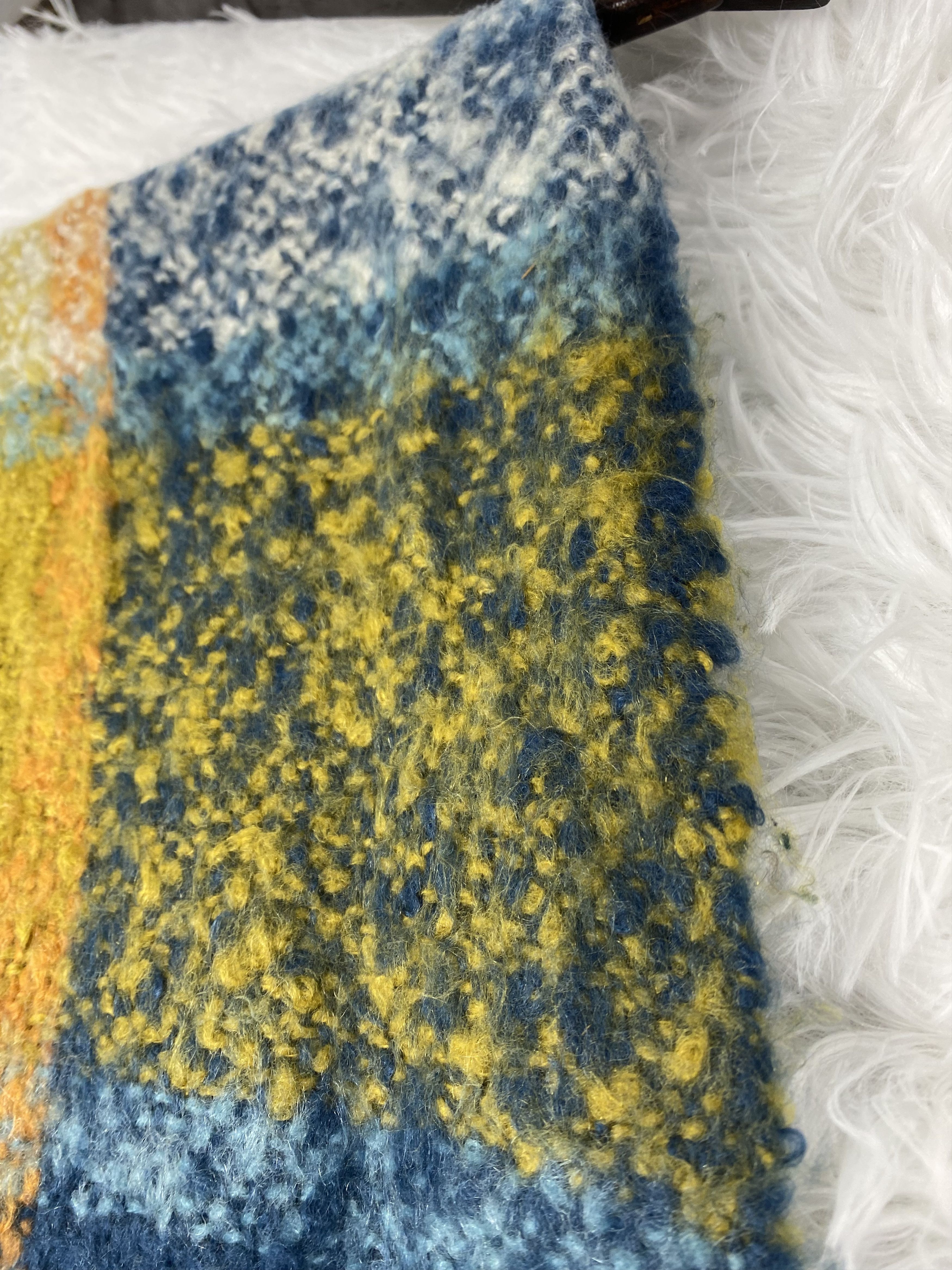 Japanese Brand Vintage Mohair Scarf / Muffler Neckwear PM0065 Size ONE SIZE - 5 Thumbnail