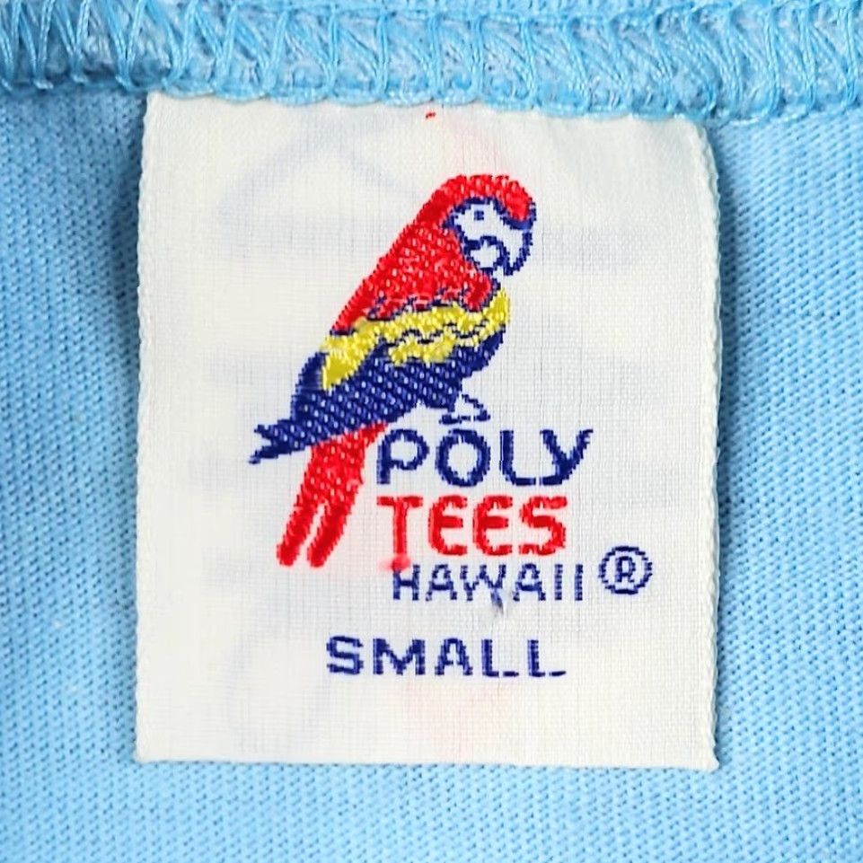 Vintage VINTAGE Poly Tees Windsurfing Guam T Shirt Mens S Blue 80s Rainbow Made In USA Mens T-Shirt Rainbow Surf Guam 80s Size US S / EU 44-46 / 1 - 7 Thumbnail