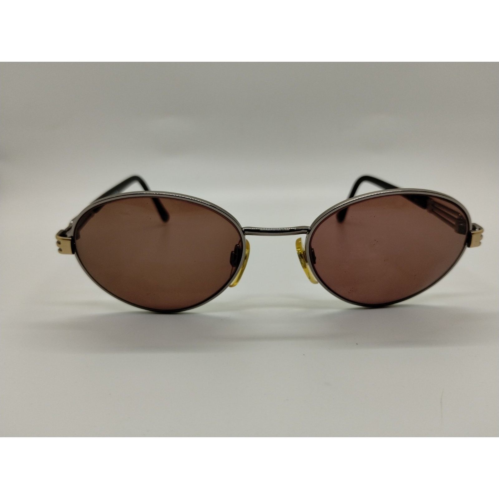 Anne Klein Anne Klein Eyeglass Frames 2002 Gunmetal Gray Frame Size ONE SIZE - 3 Thumbnail