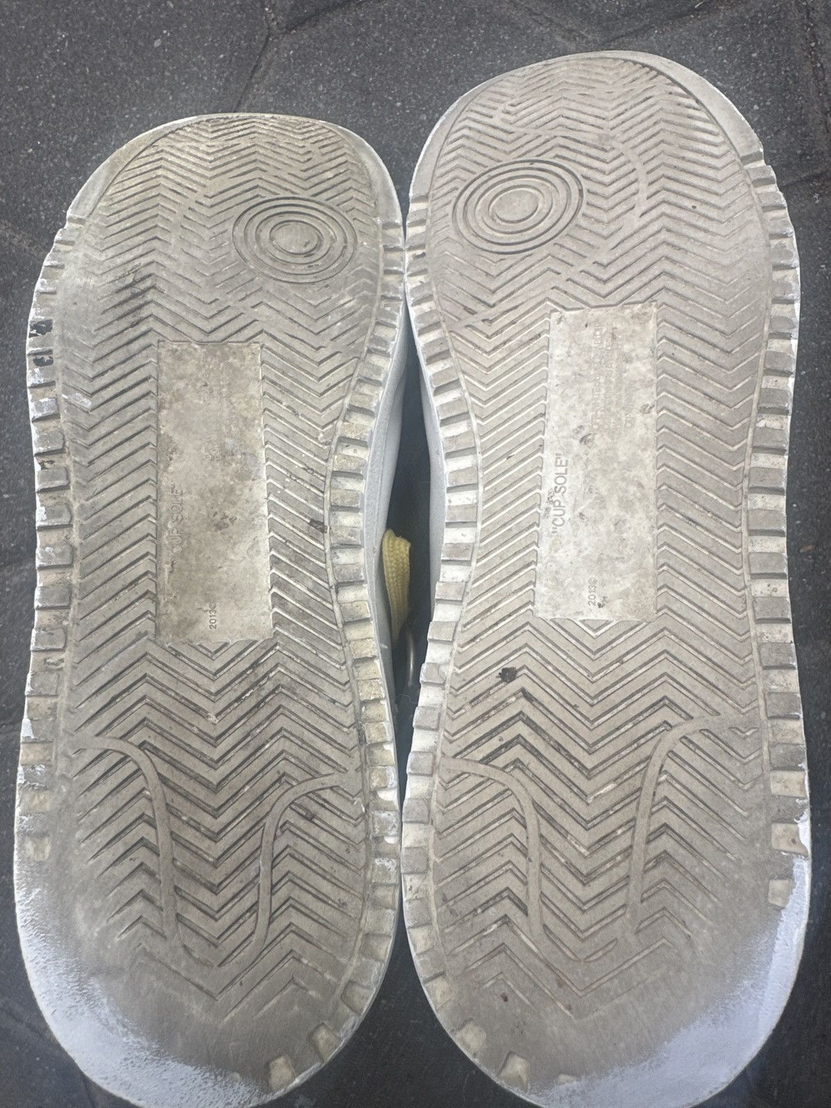 Off-White 2013 OFF-WHITE Leather Suede Hi Top Sneaker Size US 10.5 / EU 43-44 - 5 Thumbnail