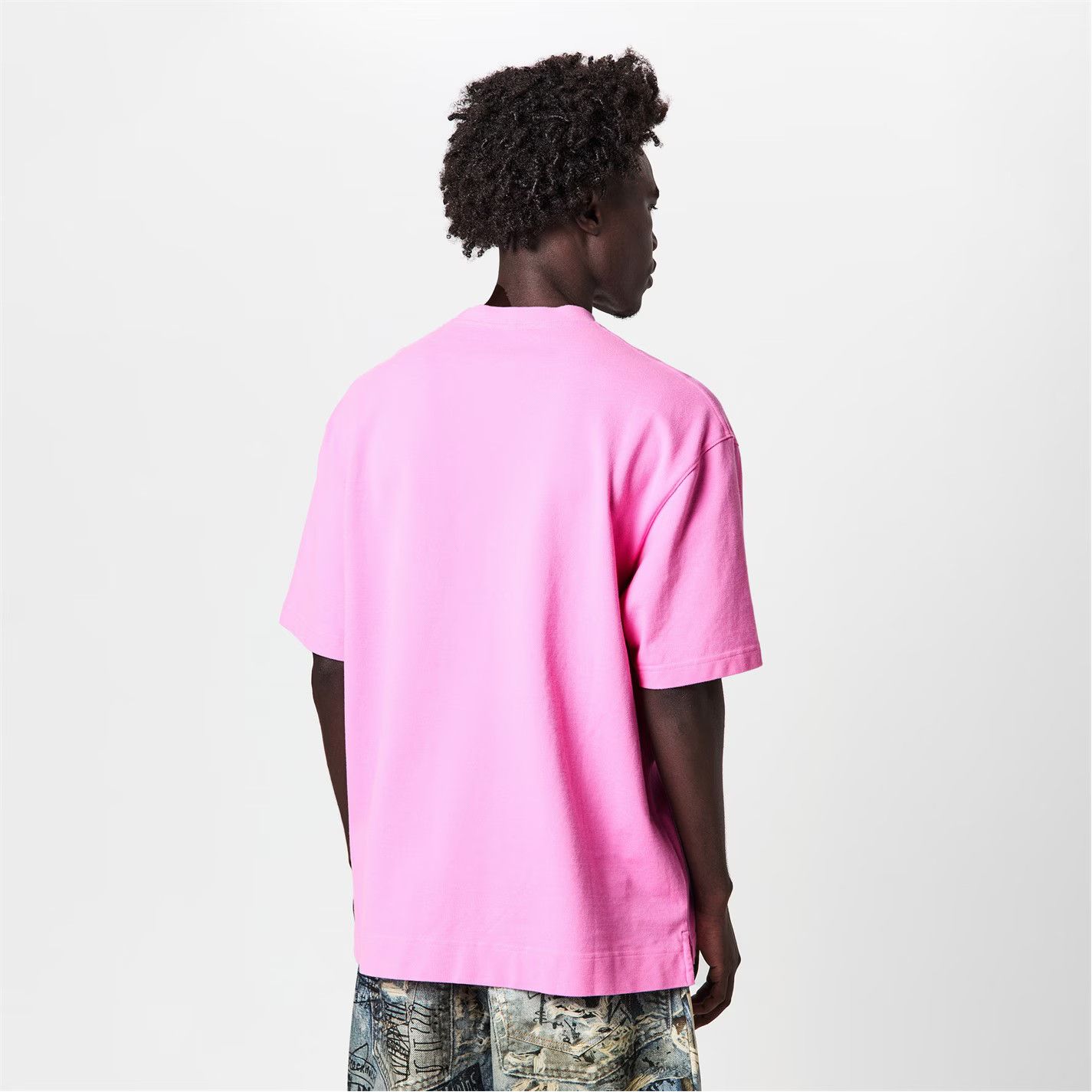 Acne Studios o1g2r1mq0825 Exord Tourist T-Shirt in Pink Size US XL / EU 56 / 4 - 4 Thumbnail