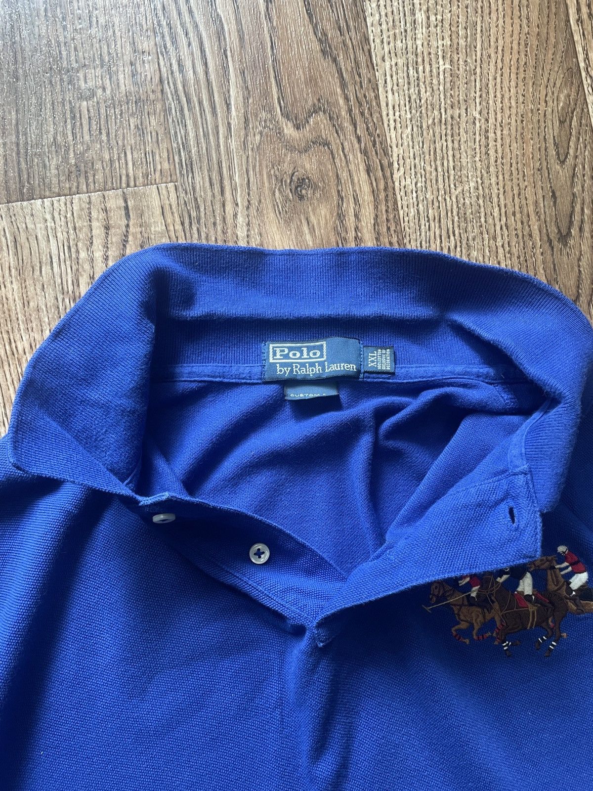Polo Ralph Lauren 🇺🇸 Vintage Polo Ralph Lauren Polo T-Shirt Rare Retro Hype Size US XXL / EU 58 / 5 - 7 Thumbnail