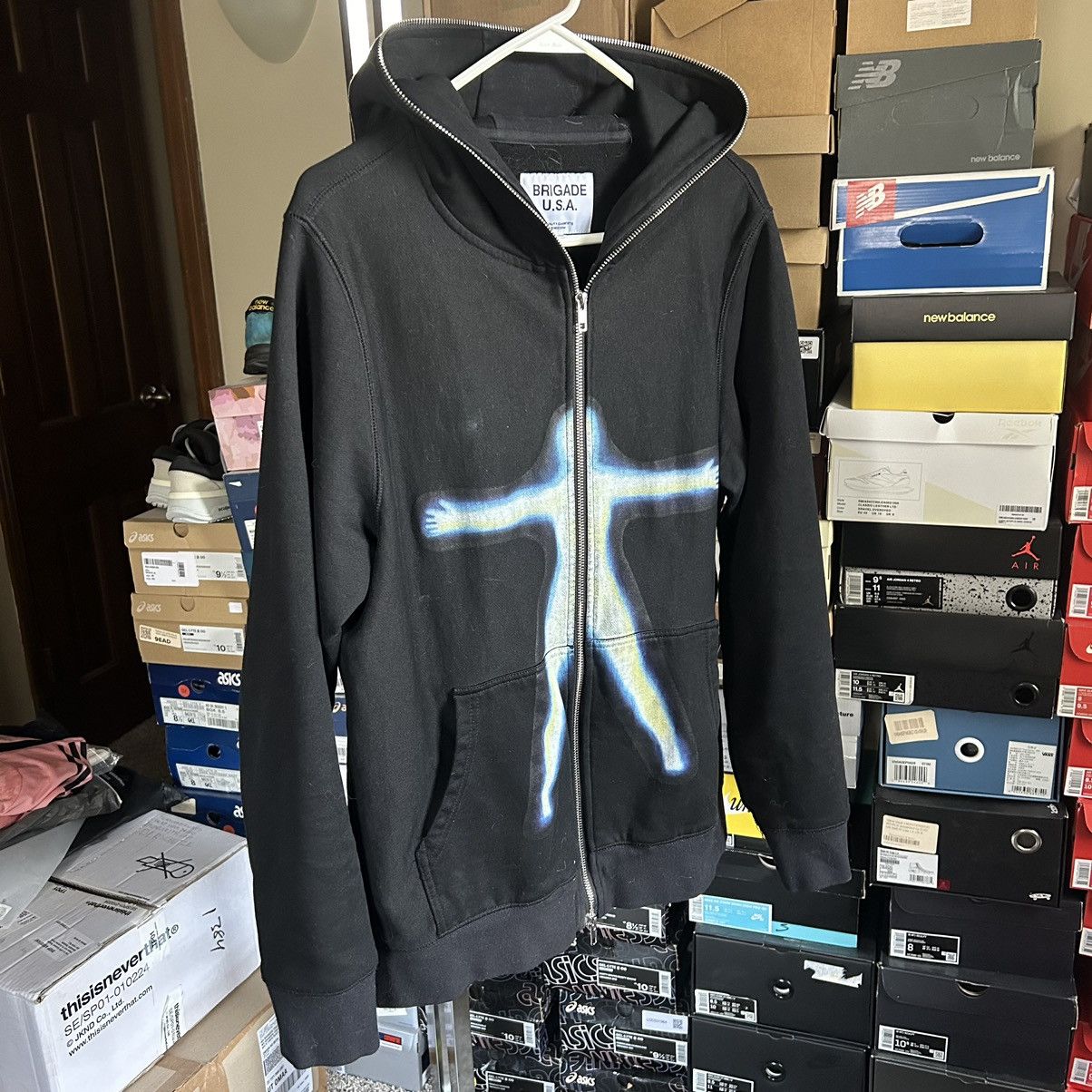 Brigade 2020 BEiNG OF LiGHT FULL ZiP HOODiE SWEATSHiRT Size US L / EU 52-54 / 3 - 13 Thumbnail