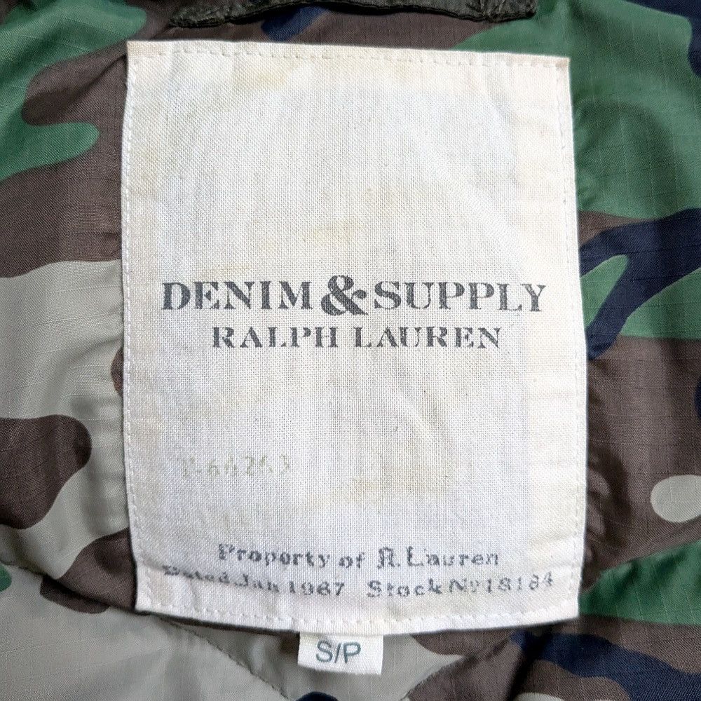 Denim & Supply Ralph Lauren Denim & Supply Green Camo Military Puffer v Size US S / EU 44-46 / 1 - 3 Thumbnail