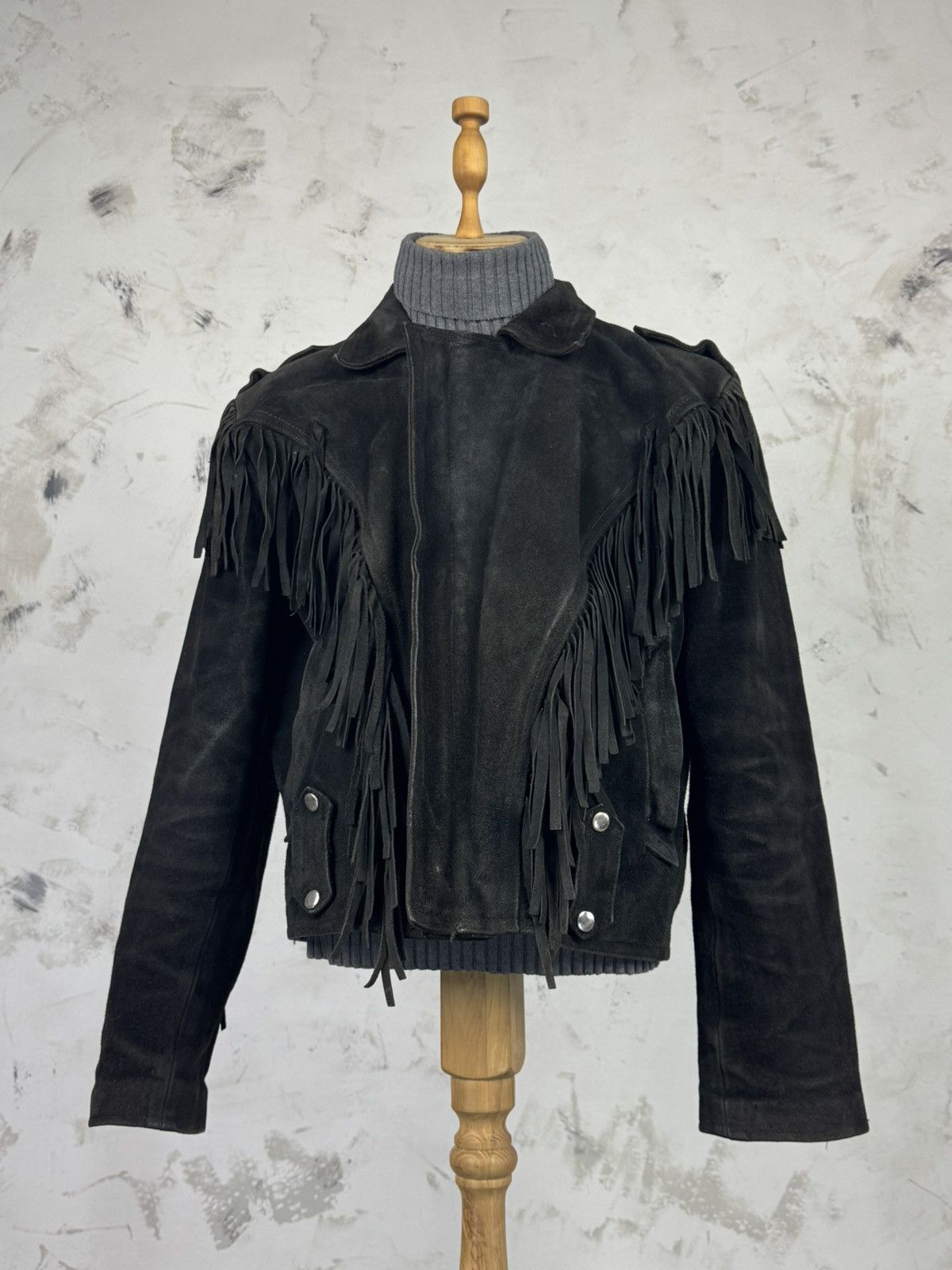 Vintage Vintage Leather Western Jacket Size S - M Size US M / EU 48-50 / 2 - 2 Thumbnail